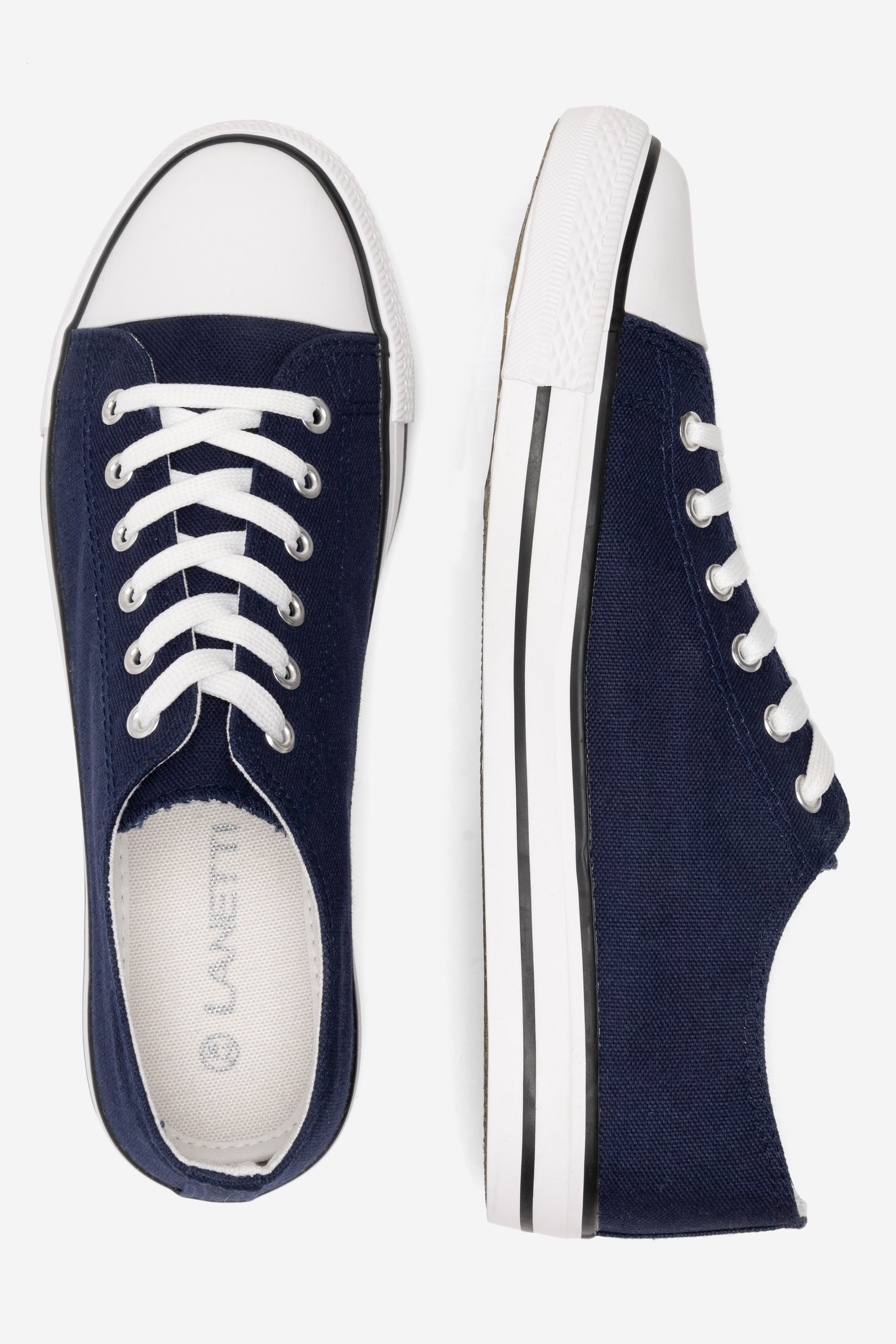 Plátěná obuv TMAVĚ MODRÁ