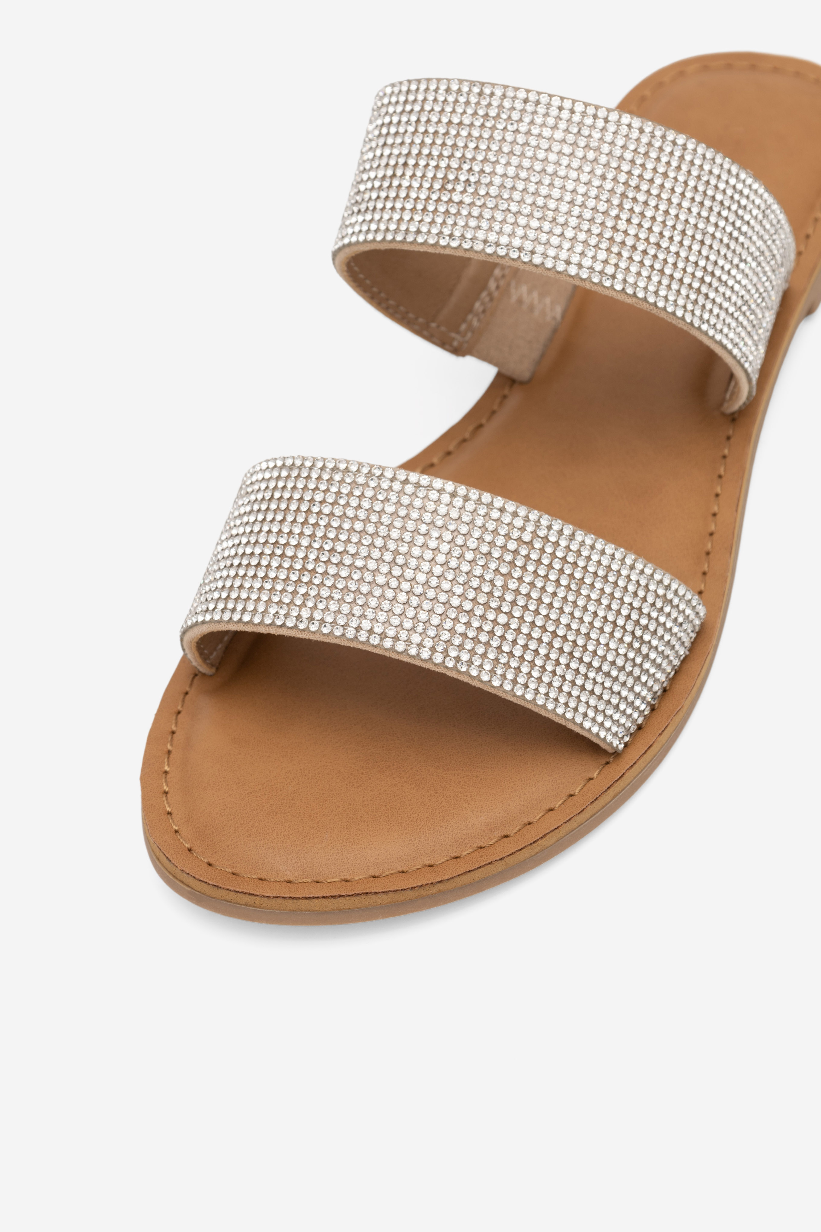 Pantofle STŘÍBRNÁ