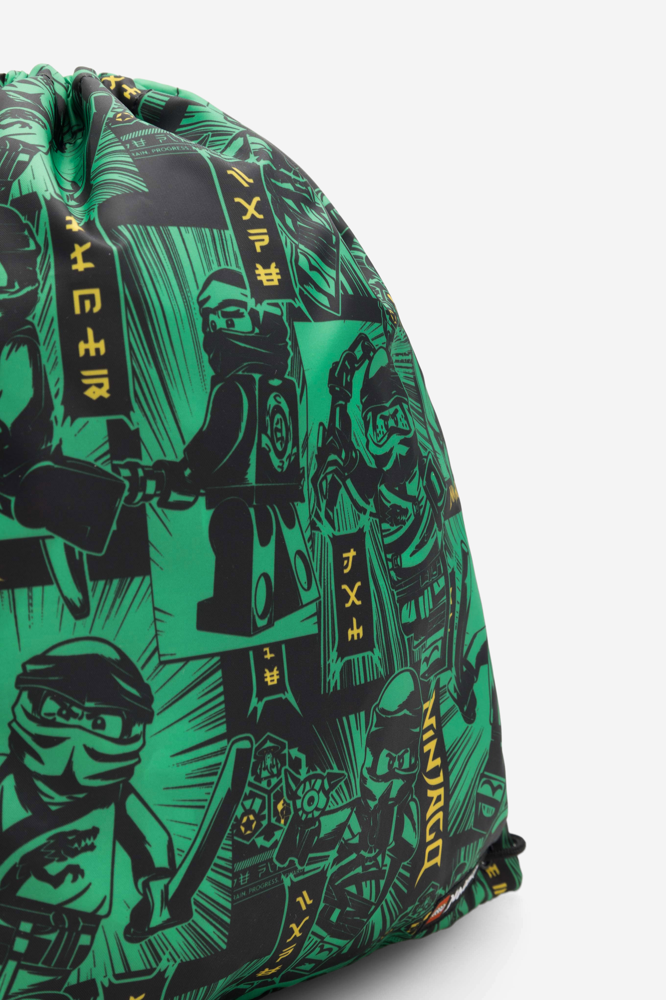 Školska torba za copate Zelena