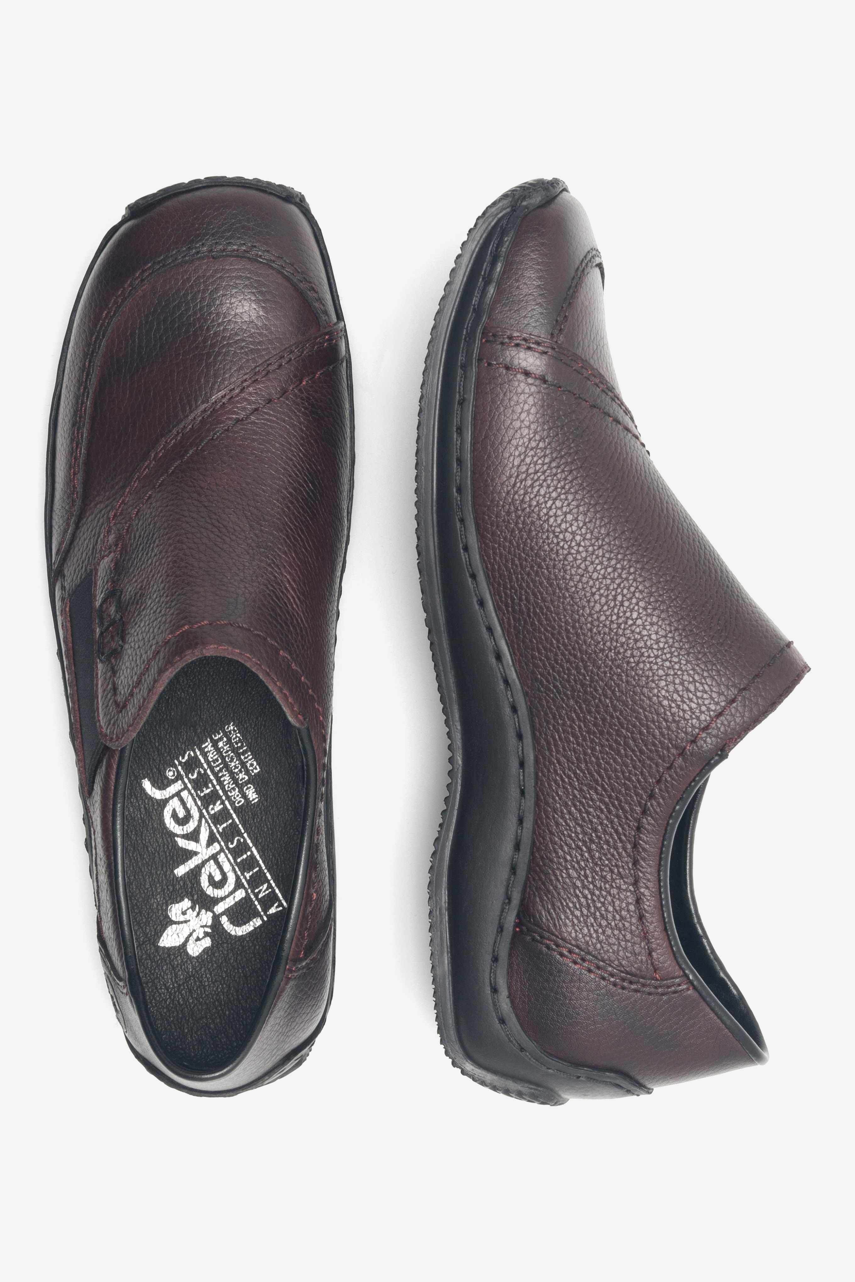 Nizki čevlji Bordo rdeča