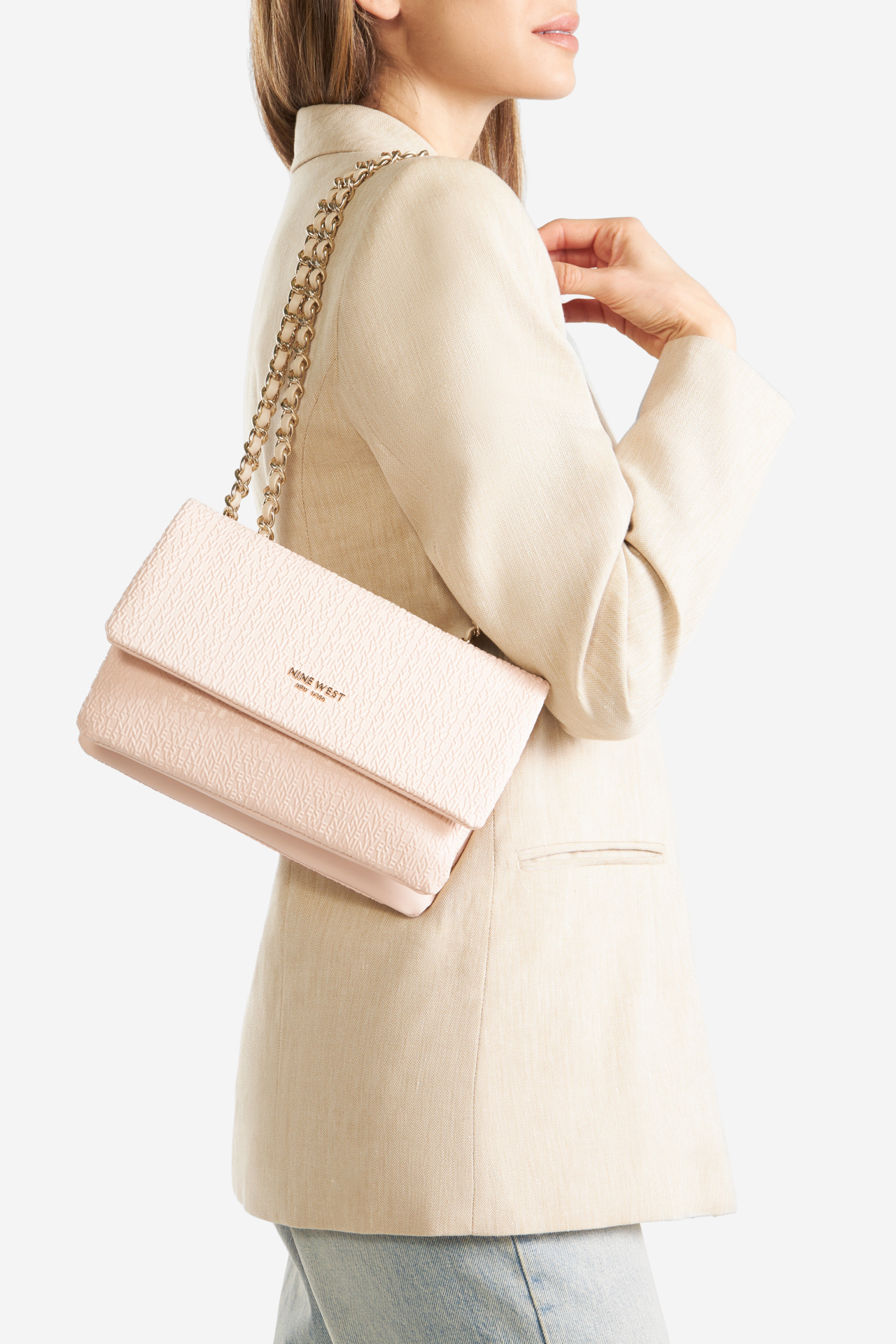 Geantă de mână NINE WEST LDA6128C Bej deschis - CCC.eu