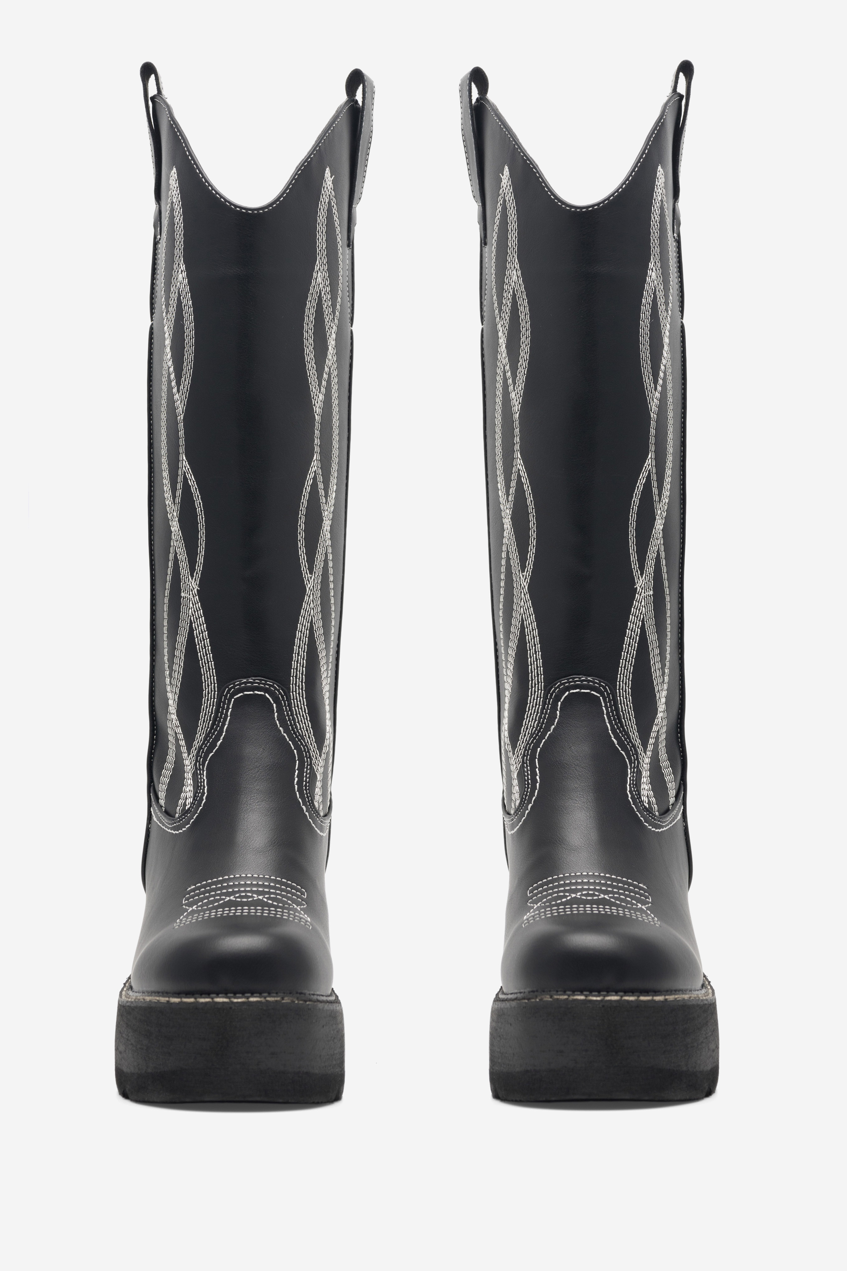 Kavbojski škornji Črna