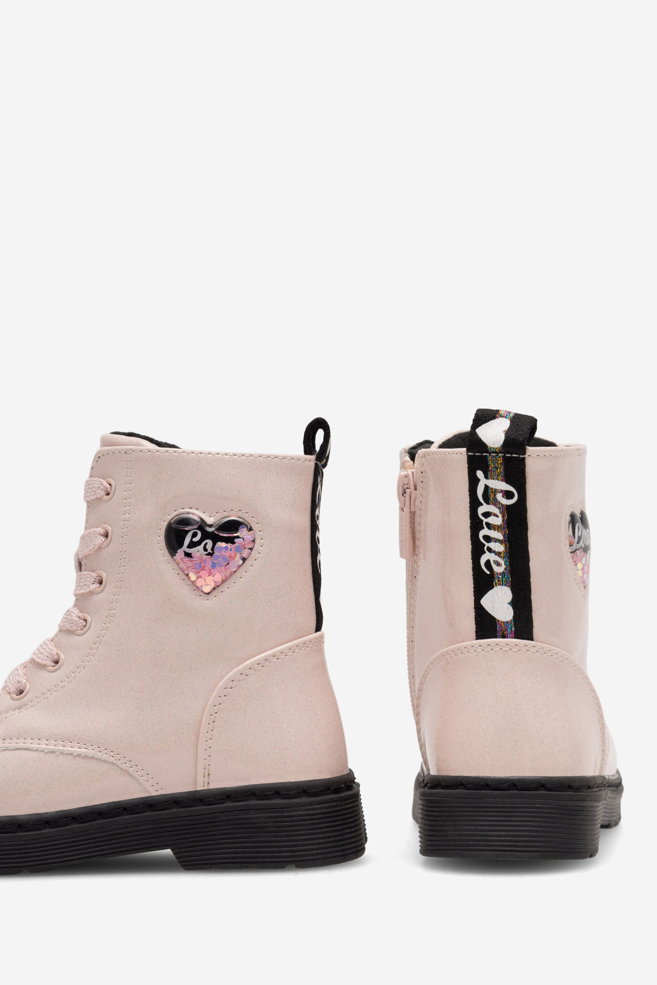 Gležnjarji z vezalkami Roza