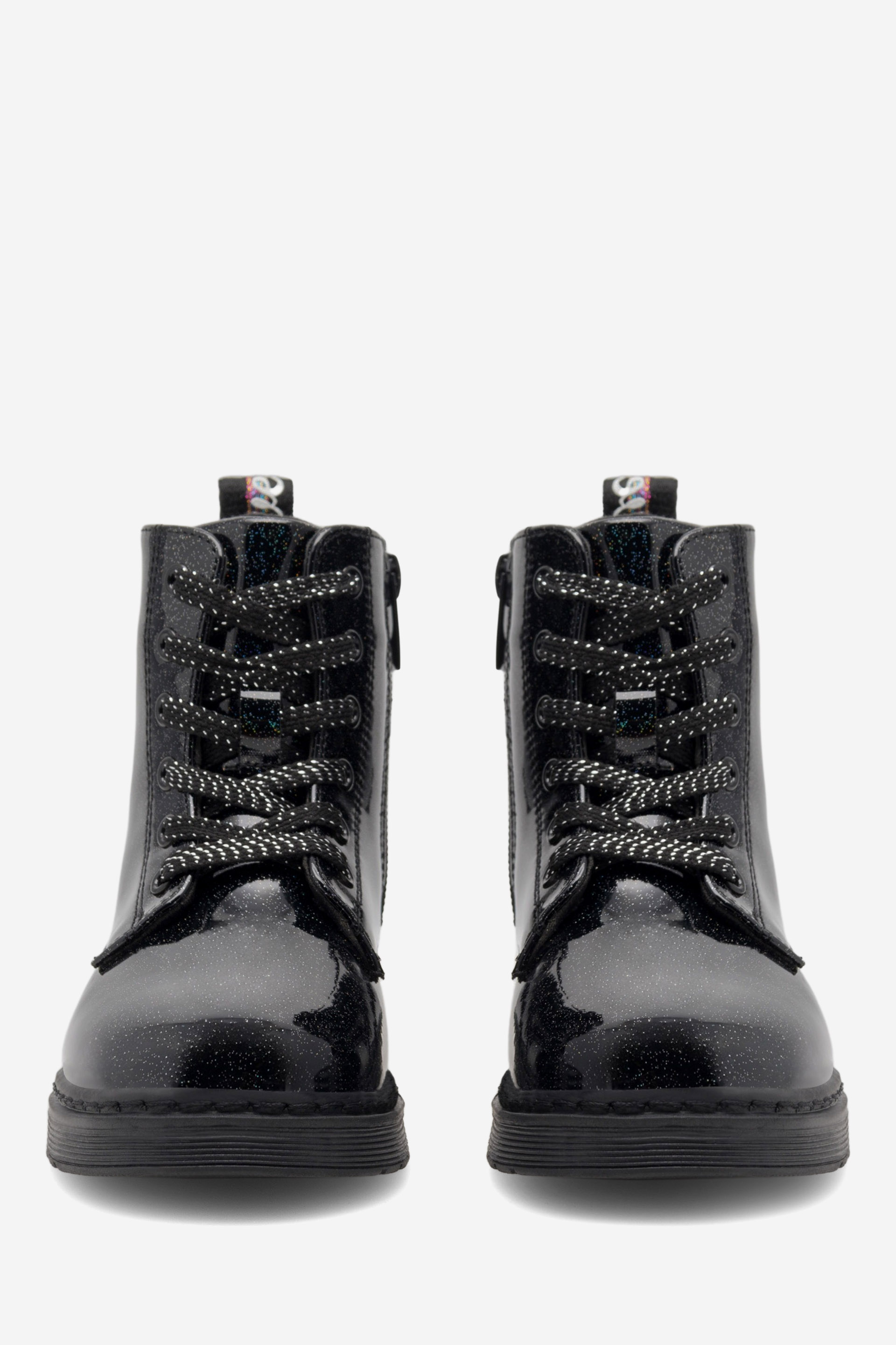 Gležnjarji z vezalkami Črna