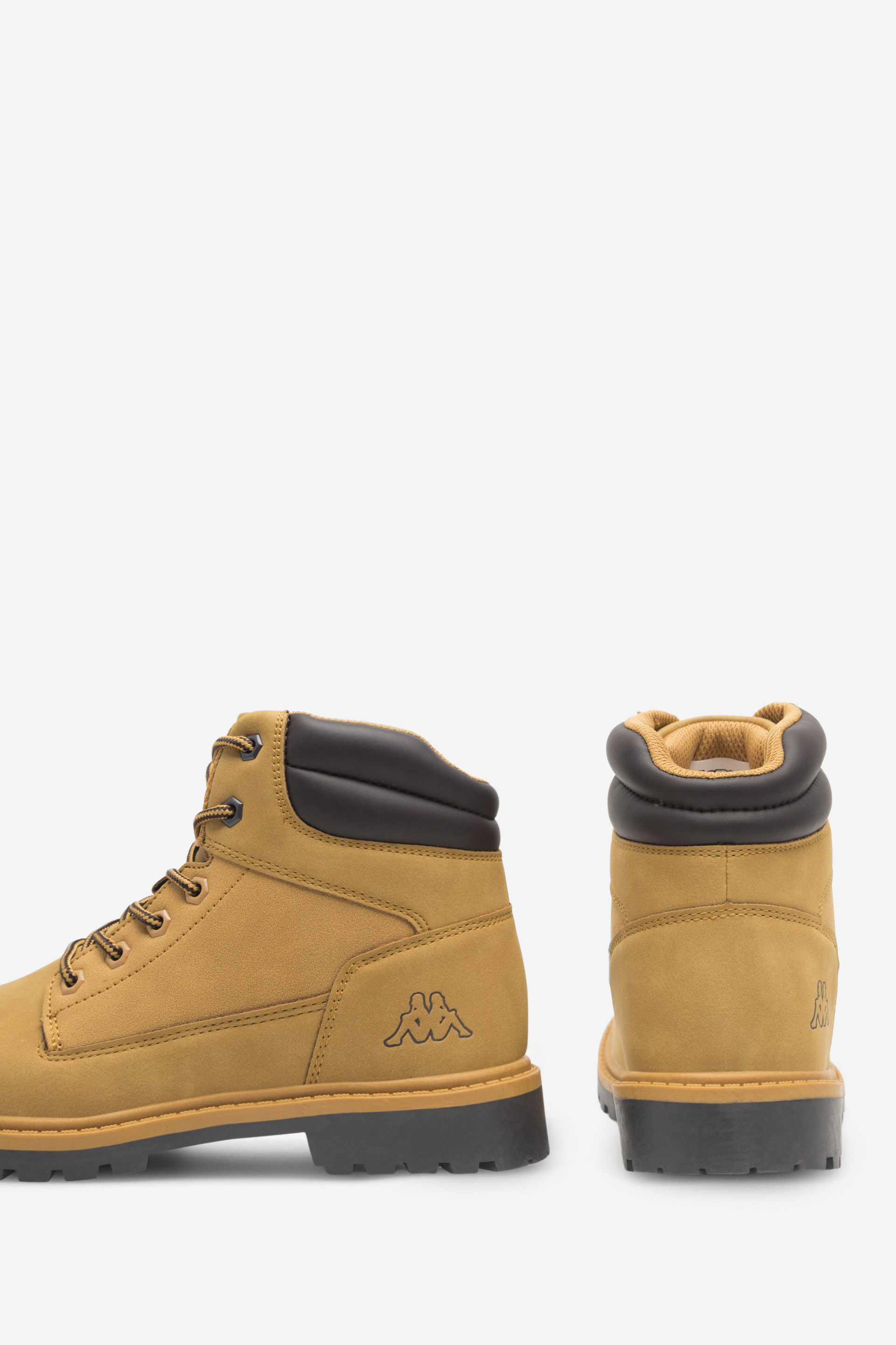 Šněrovací vyšší obuv HNĚDÁ