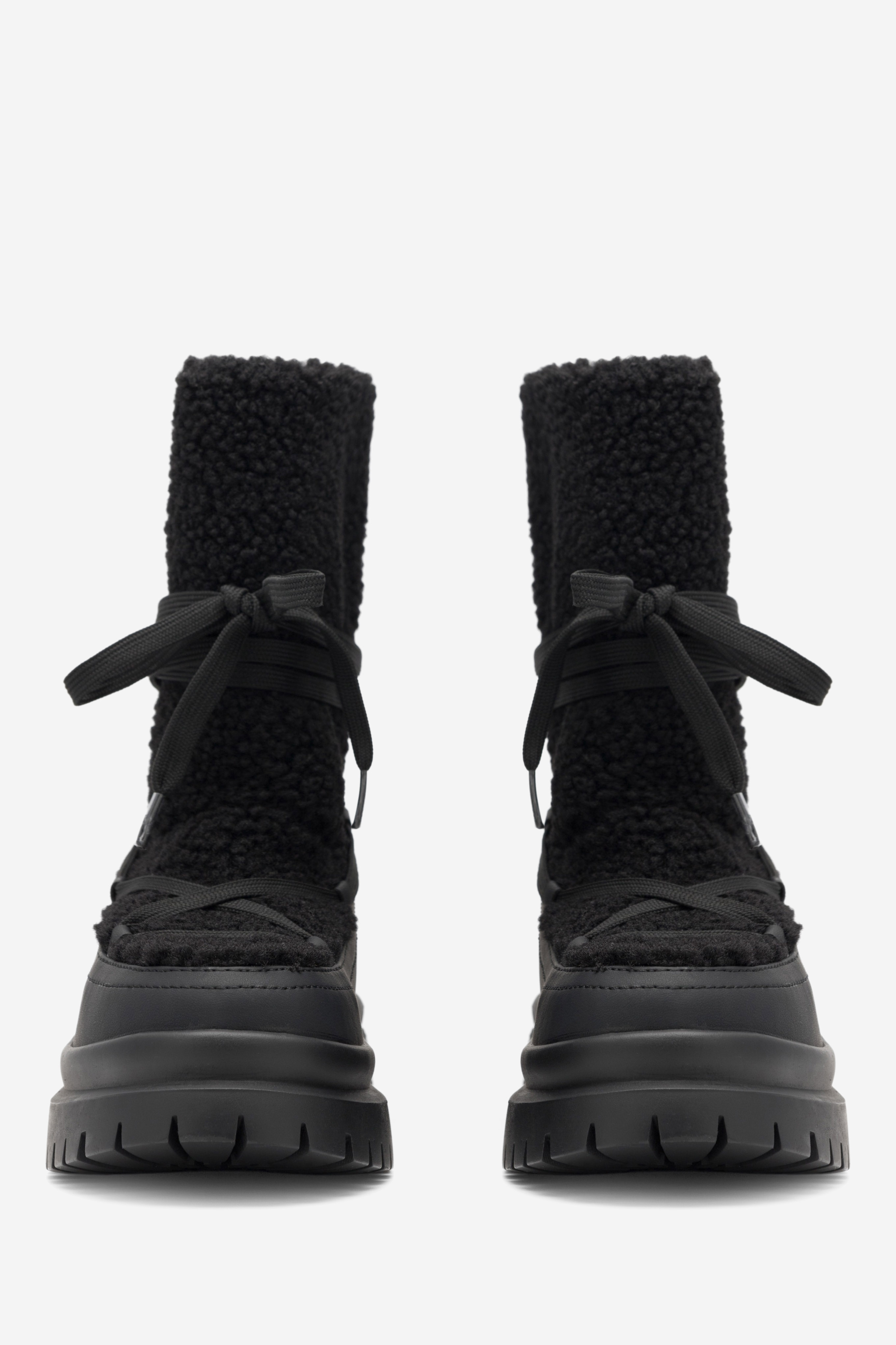 Kotníková obuv ČERNÁ