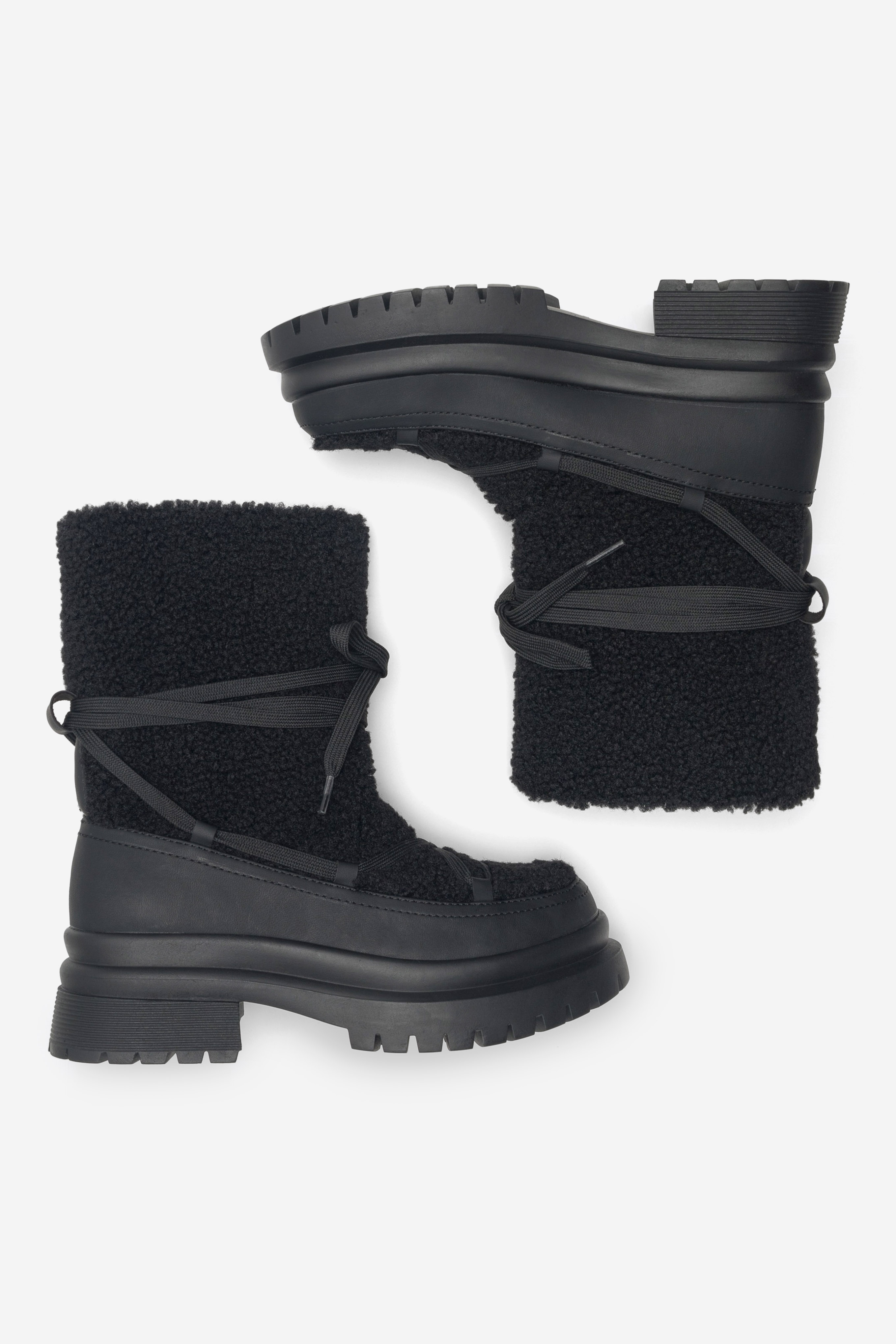 Kotníková obuv ČERNÁ