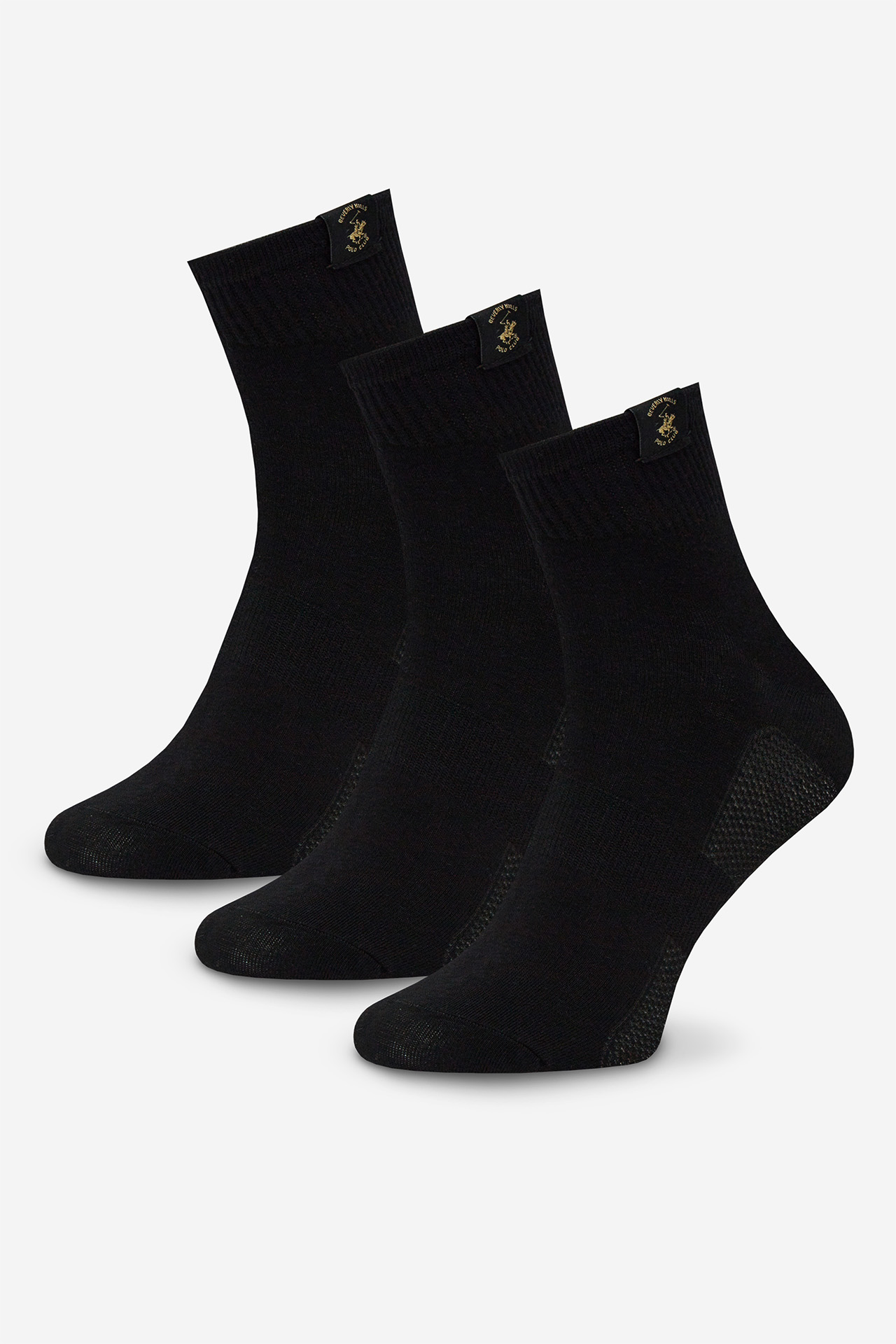 BEVERLY HILLS POLO CLUB KR_BHPC_FRESH_Z_SS25 (3-PACK) Czarny