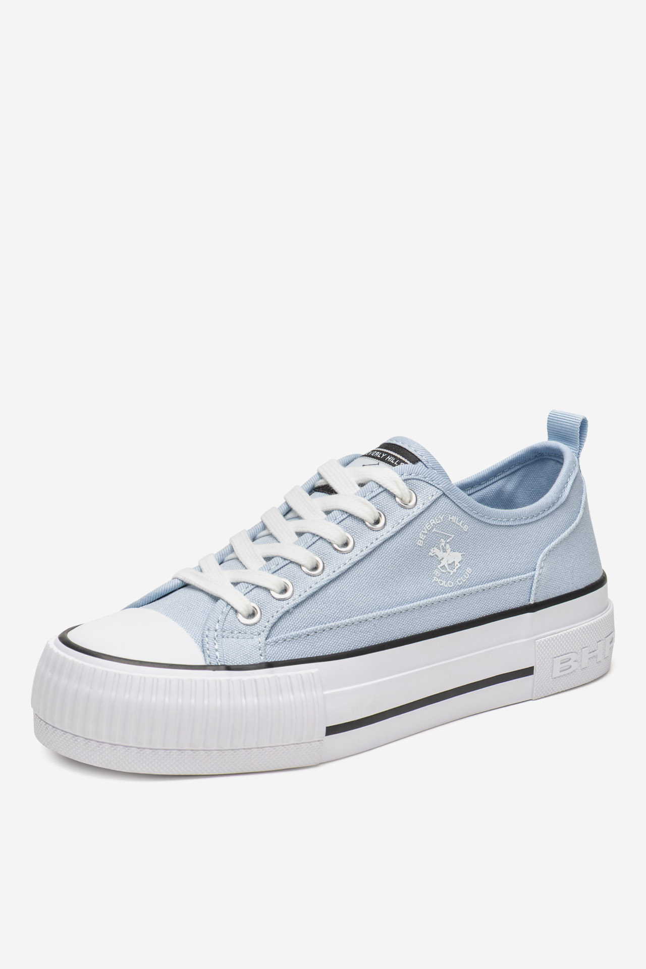 Plátěná obuv BLANKYTNĚ MODRÁ