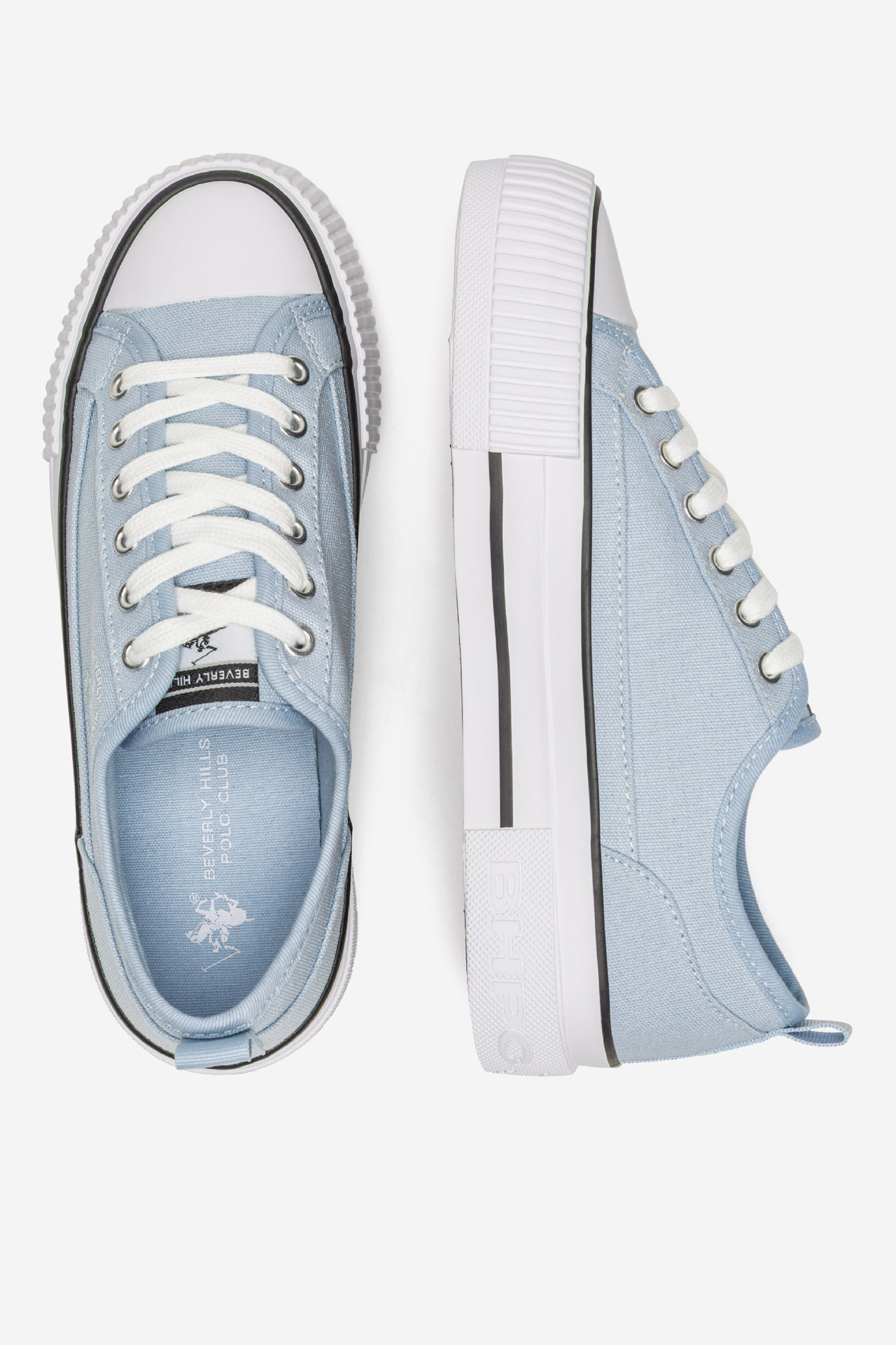 Plátěná obuv BLANKYTNĚ MODRÁ