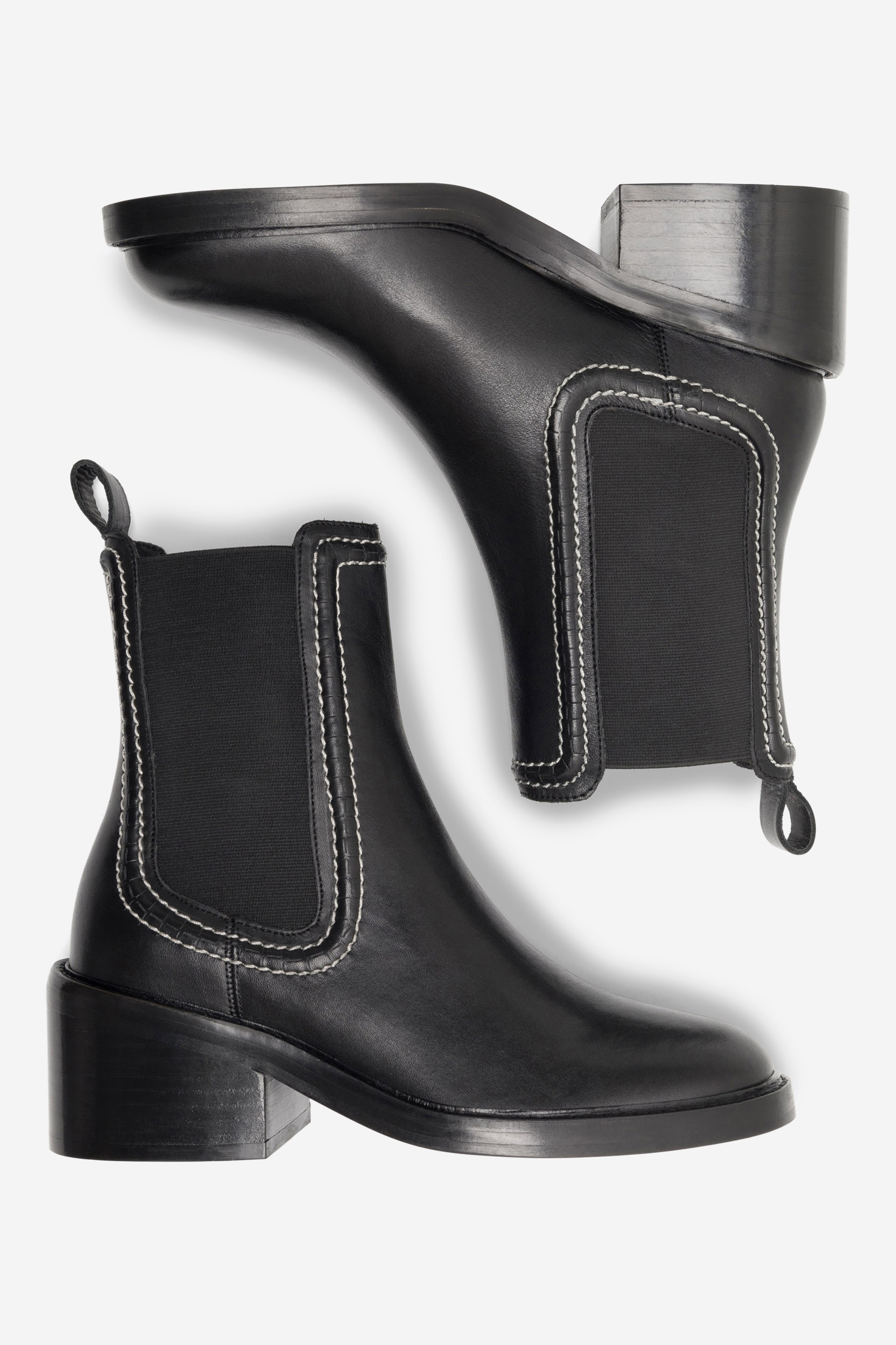 Kotníková obuv ČERNÁ