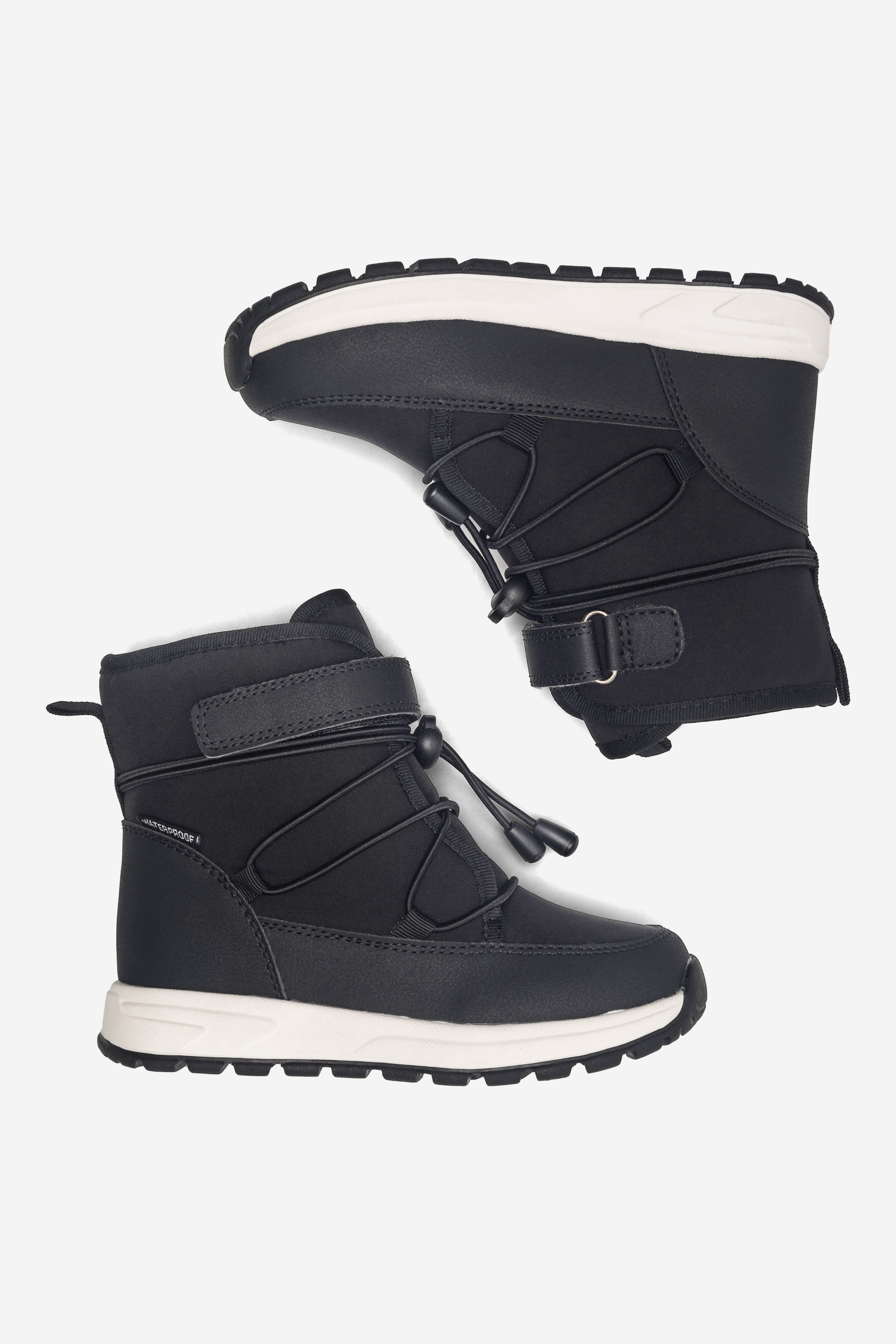 Gležnjarji z vezalkami Črna