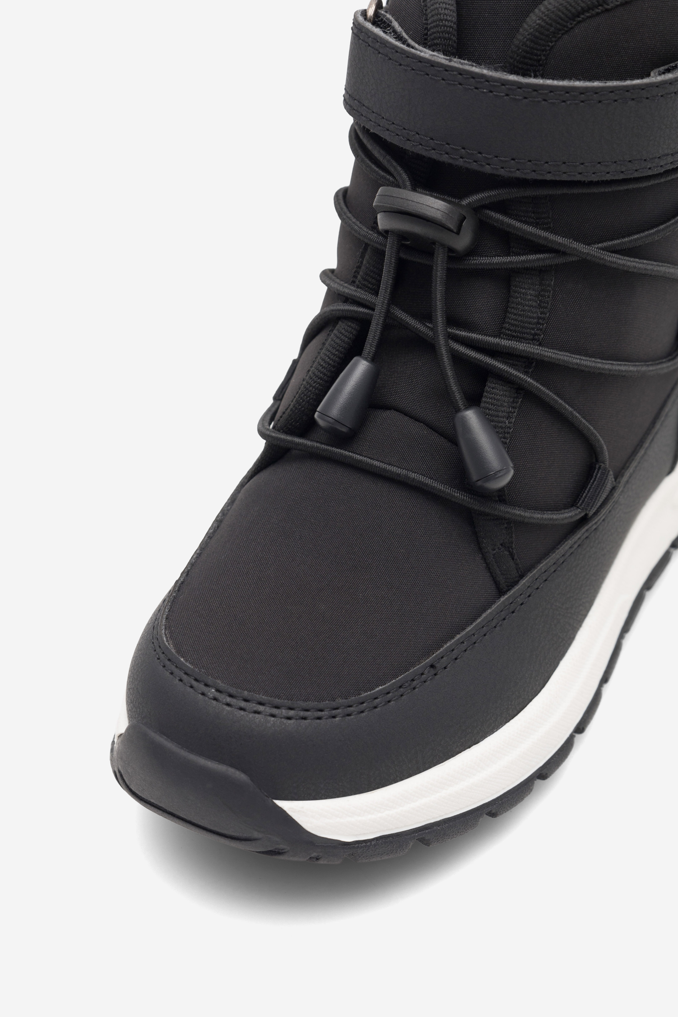 Gležnjarji z vezalkami Črna