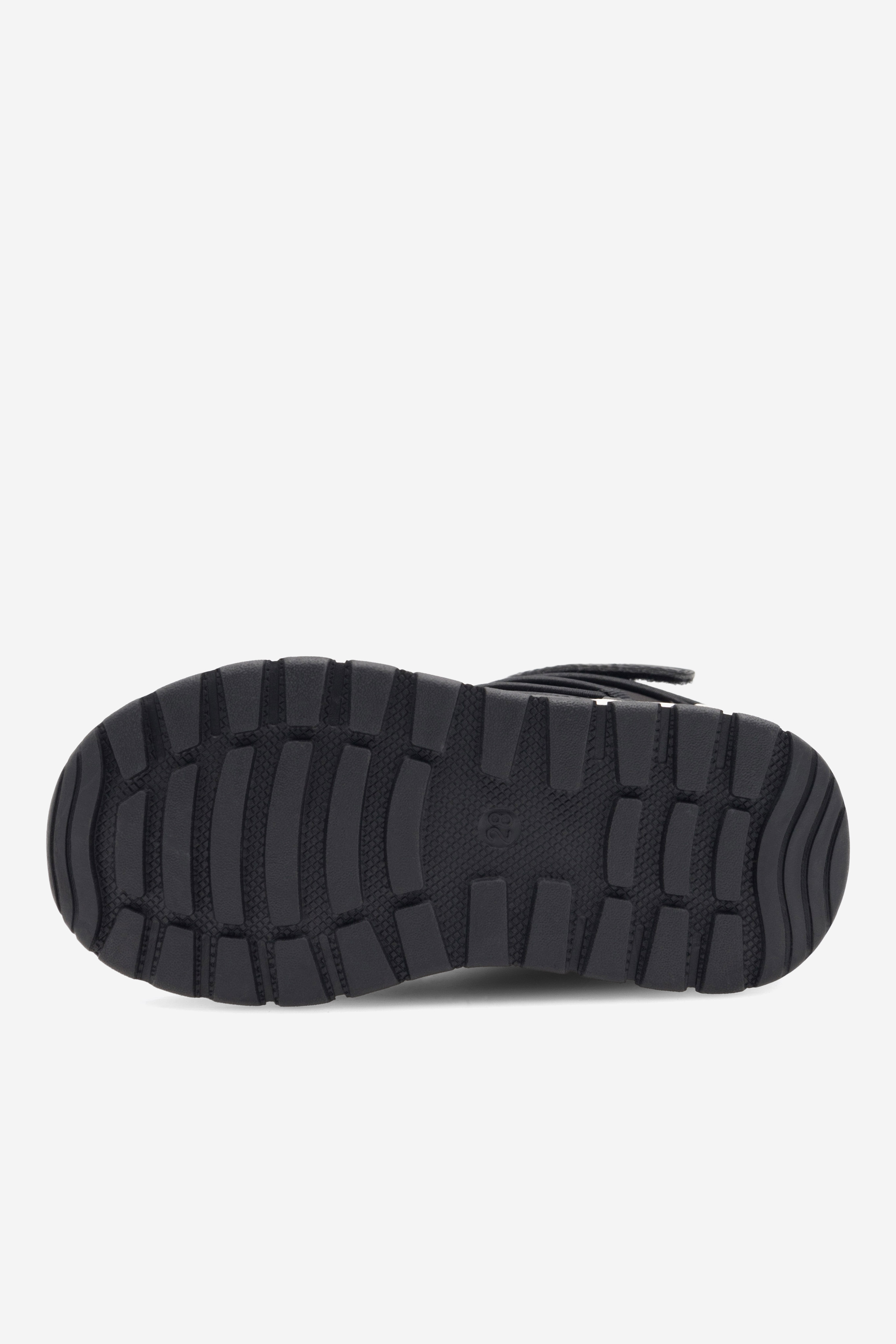 Gležnjarji z vezalkami Črna