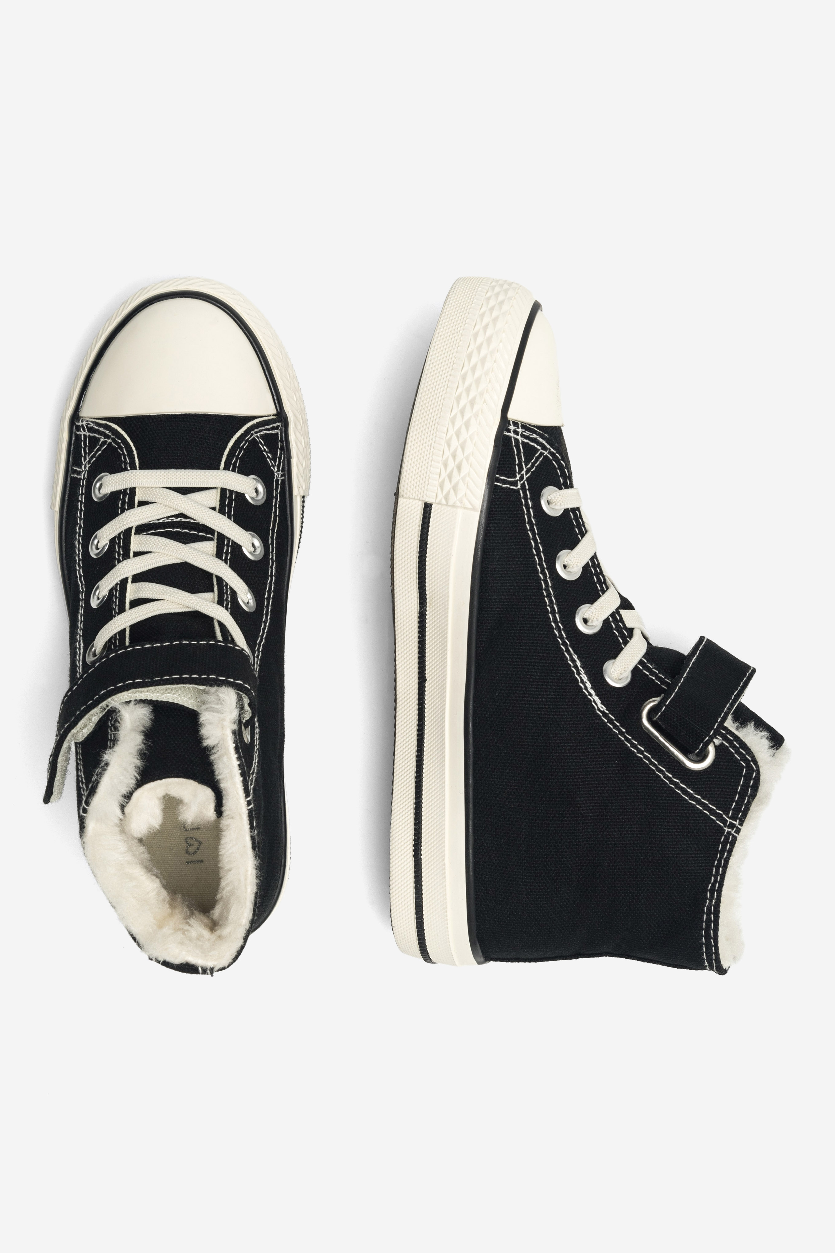 Platnene superge Črna