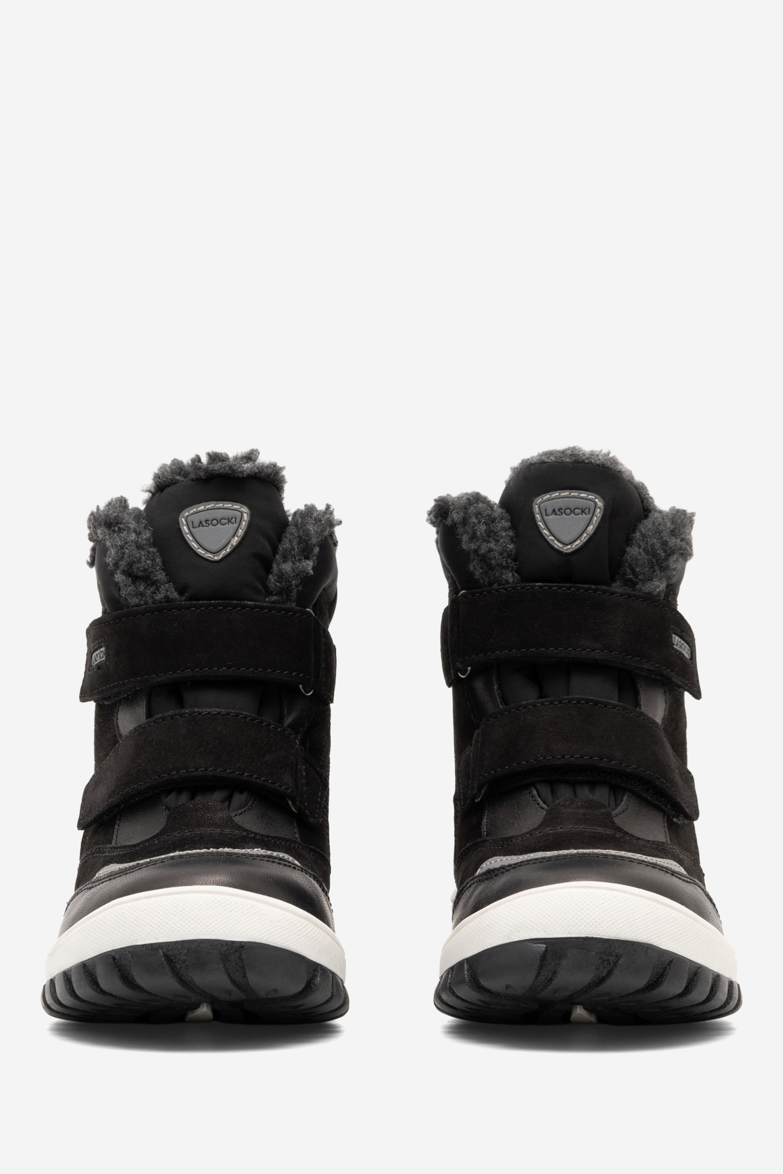 Šněrovací vyšší obuv ČERNÁ