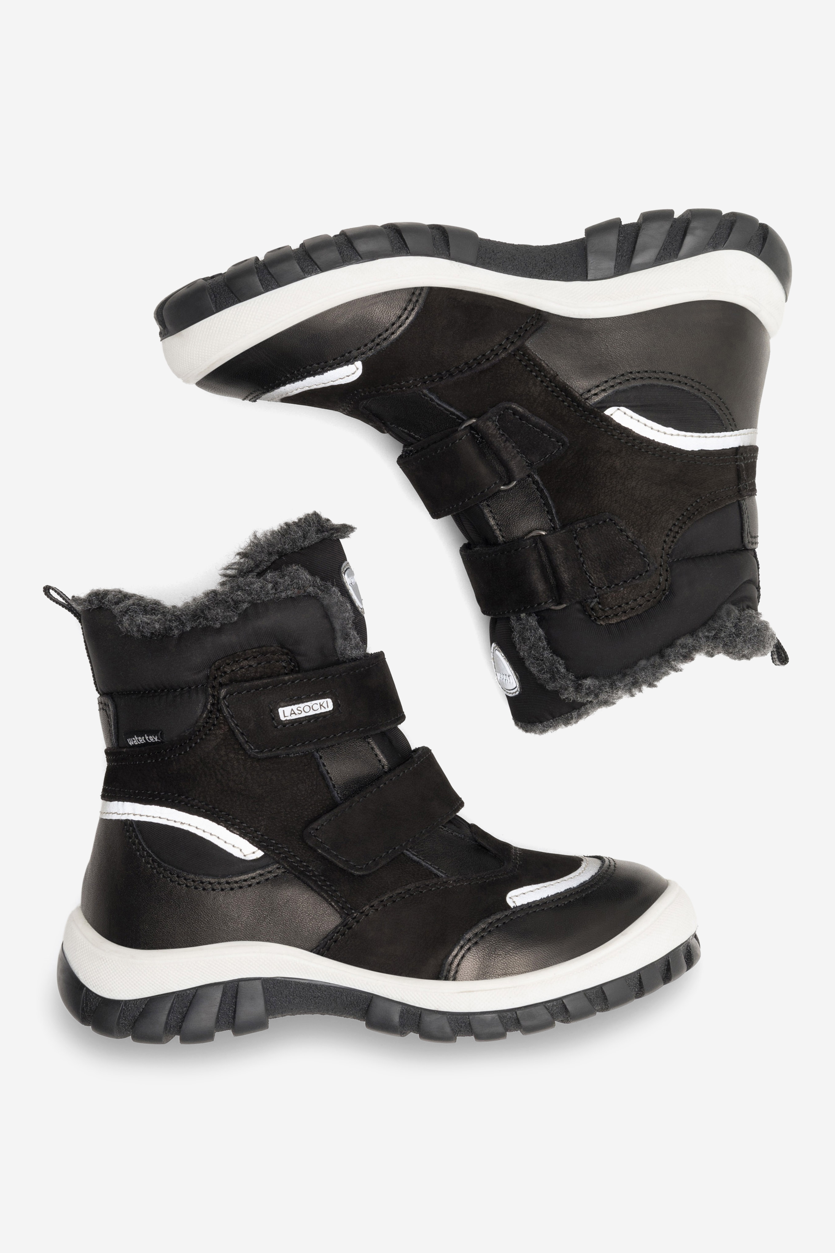 Šněrovací vyšší obuv ČERNÁ