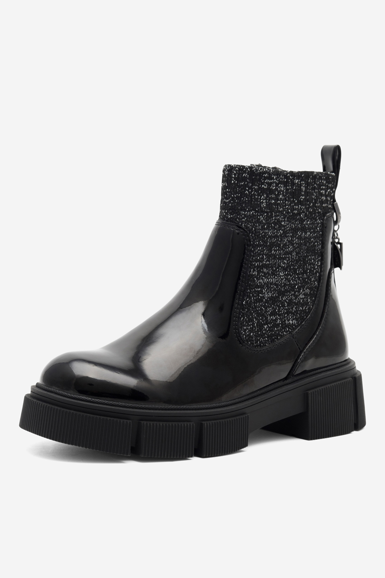 Členková obuv Čierna