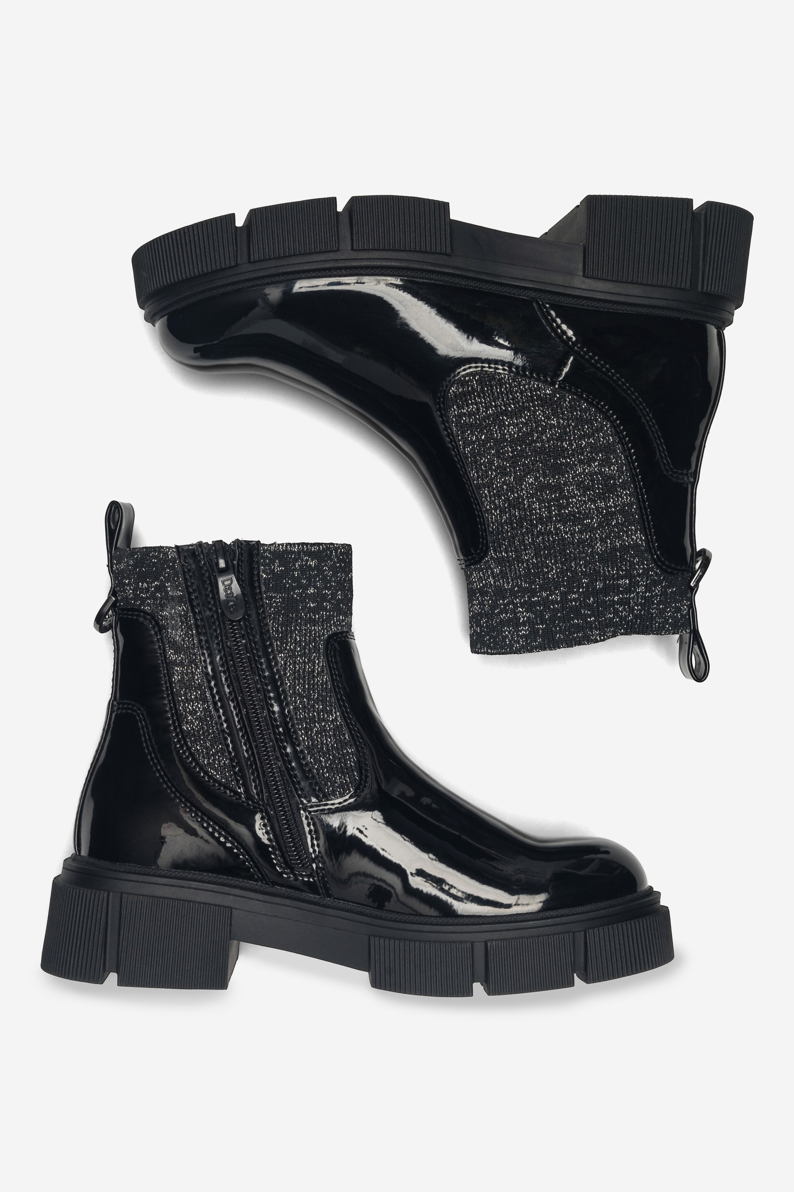 Členková obuv Čierna