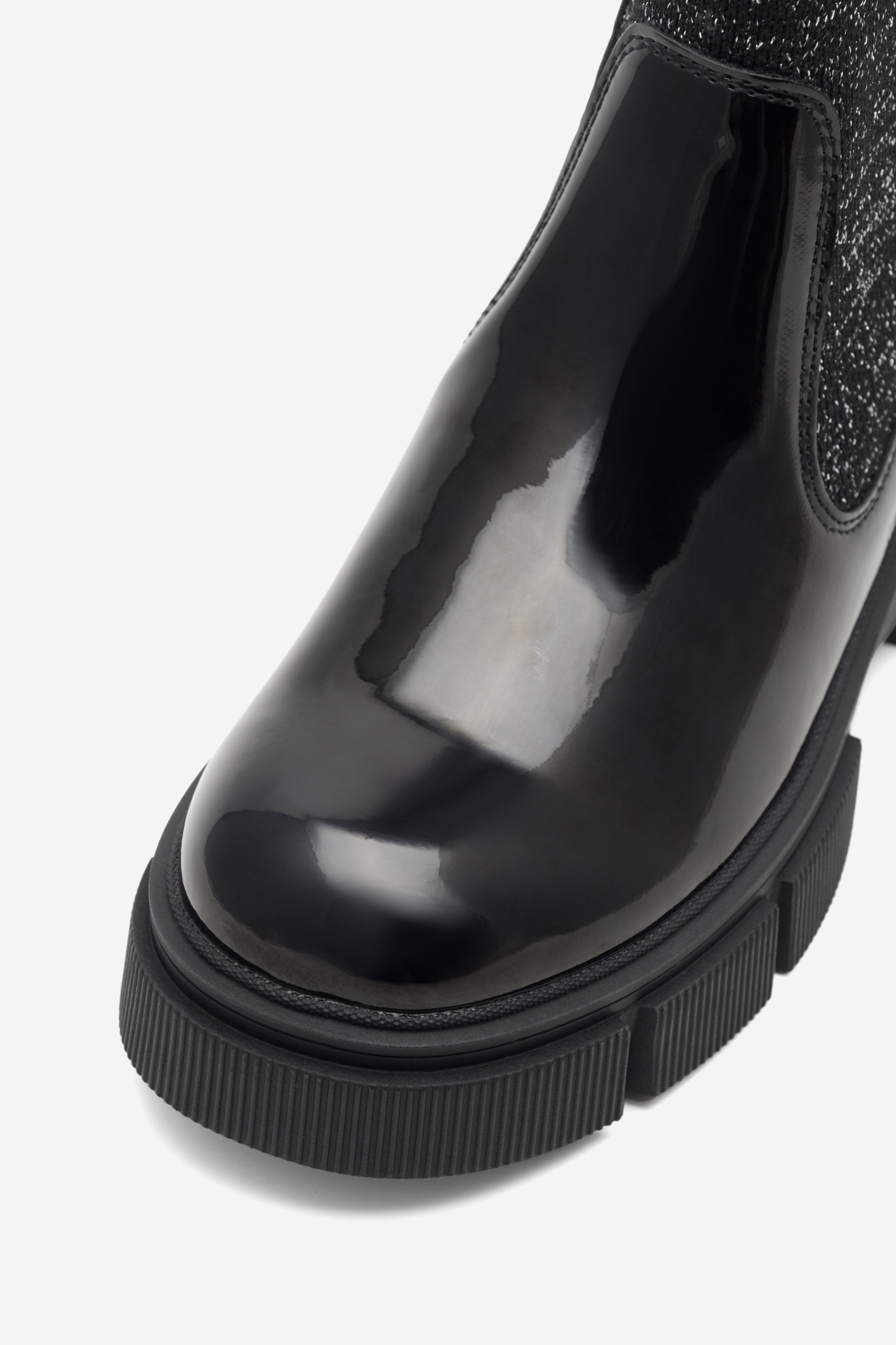 Členková obuv Čierna