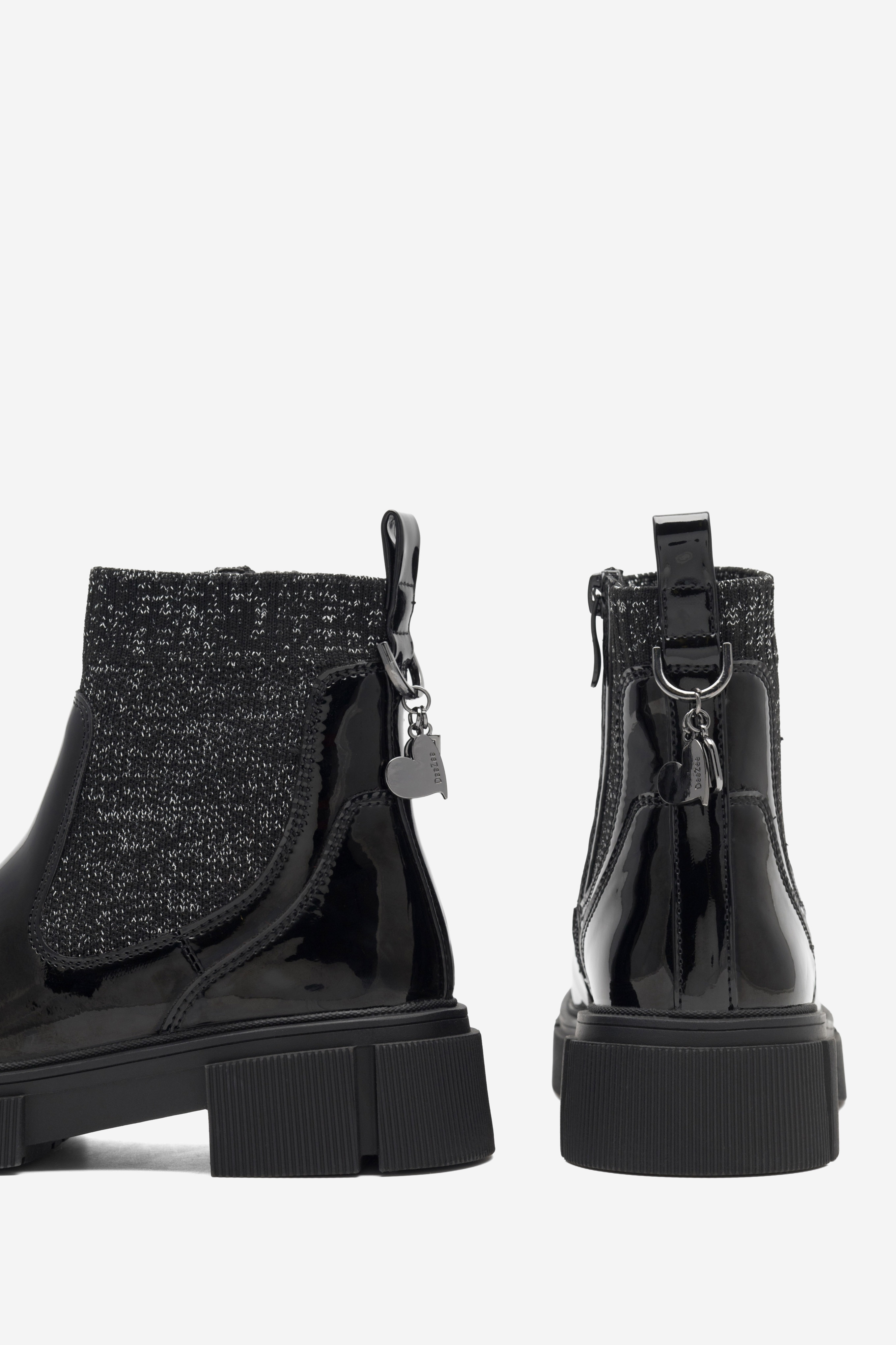 Členková obuv Čierna