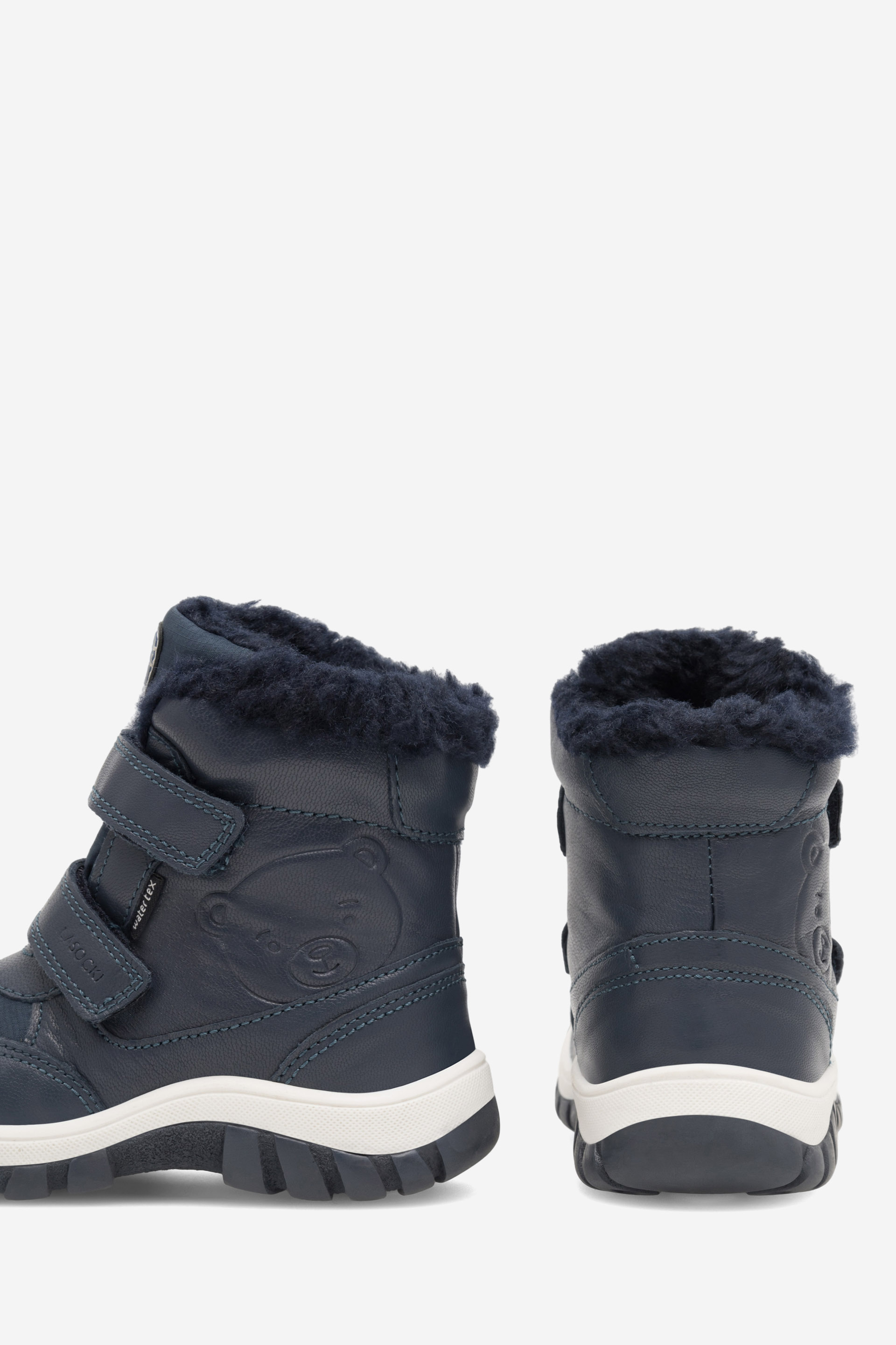 Šněrovací vyšší obuv TMAVĚ MODRÁ