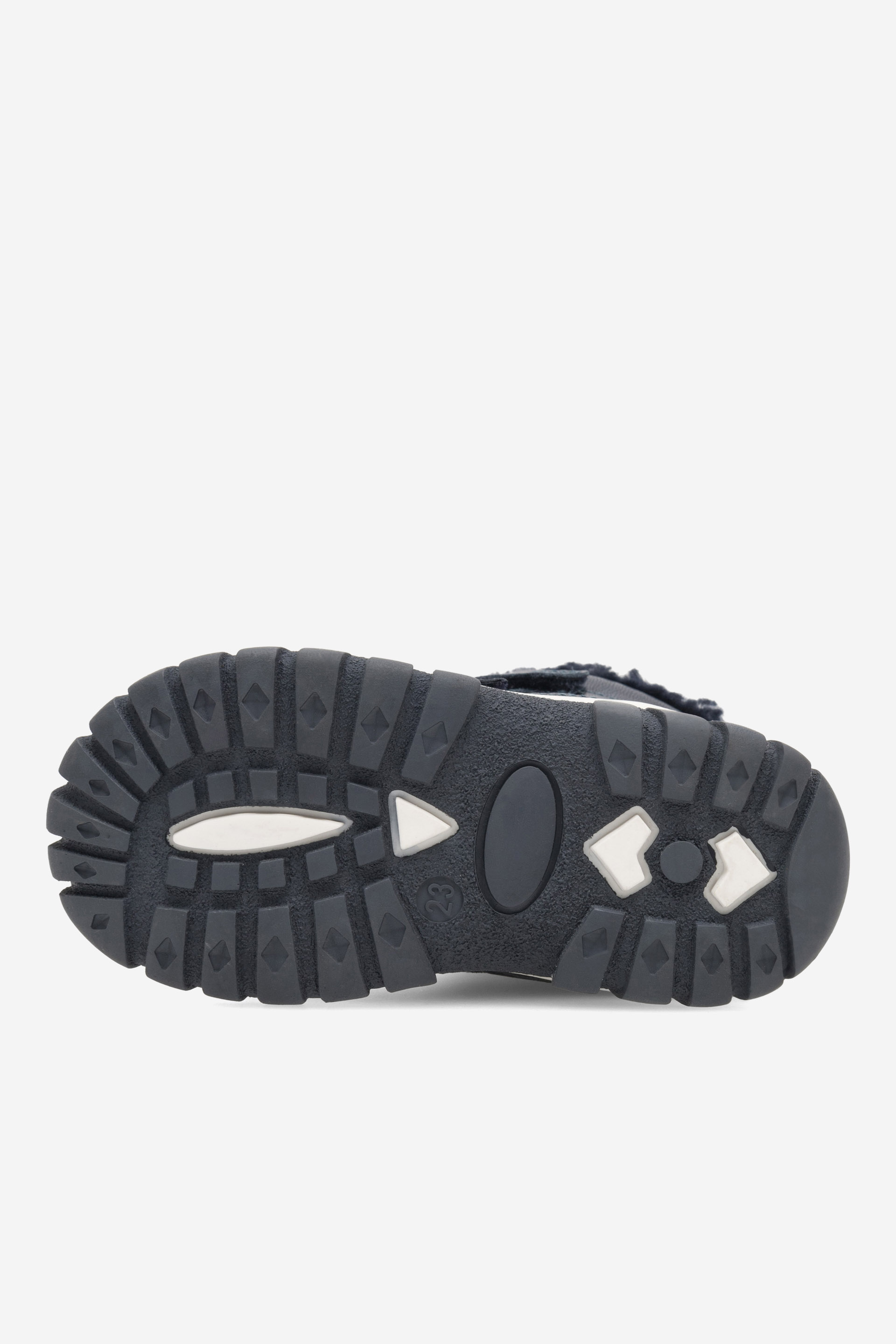 Šněrovací vyšší obuv TMAVĚ MODRÁ