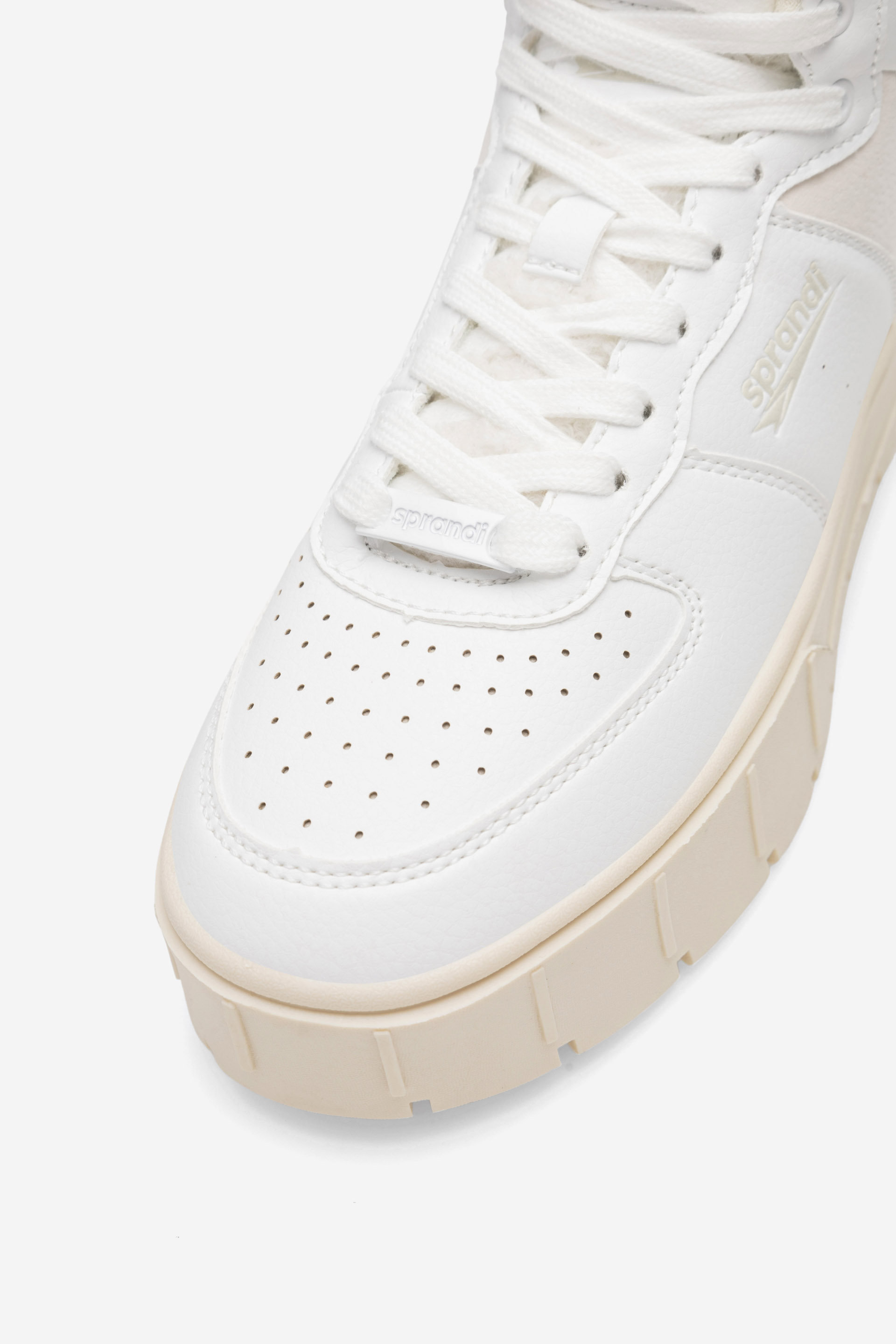 Šněrovací vyšší obuv BÉŽOVÁ