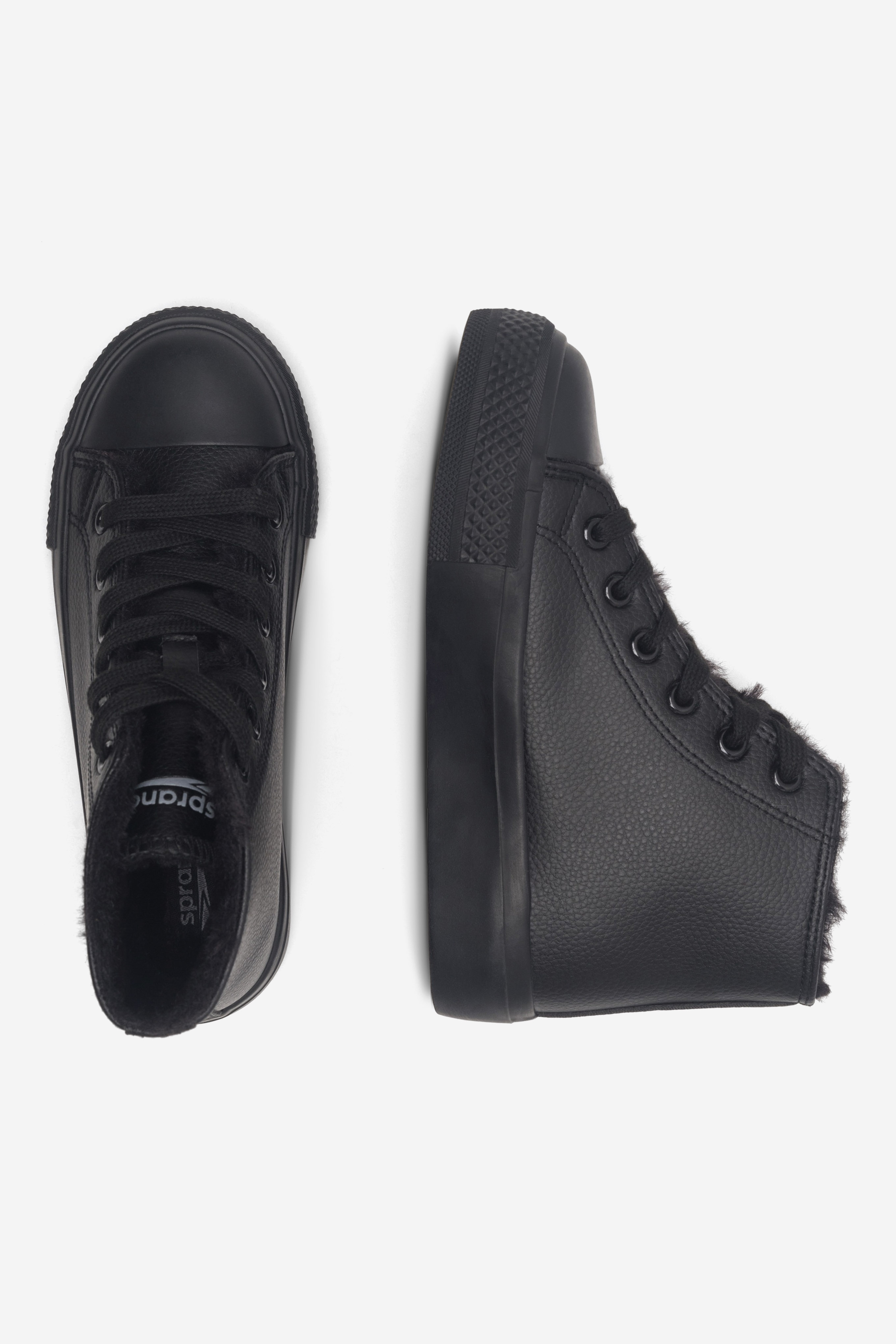 Platnene superge Črna