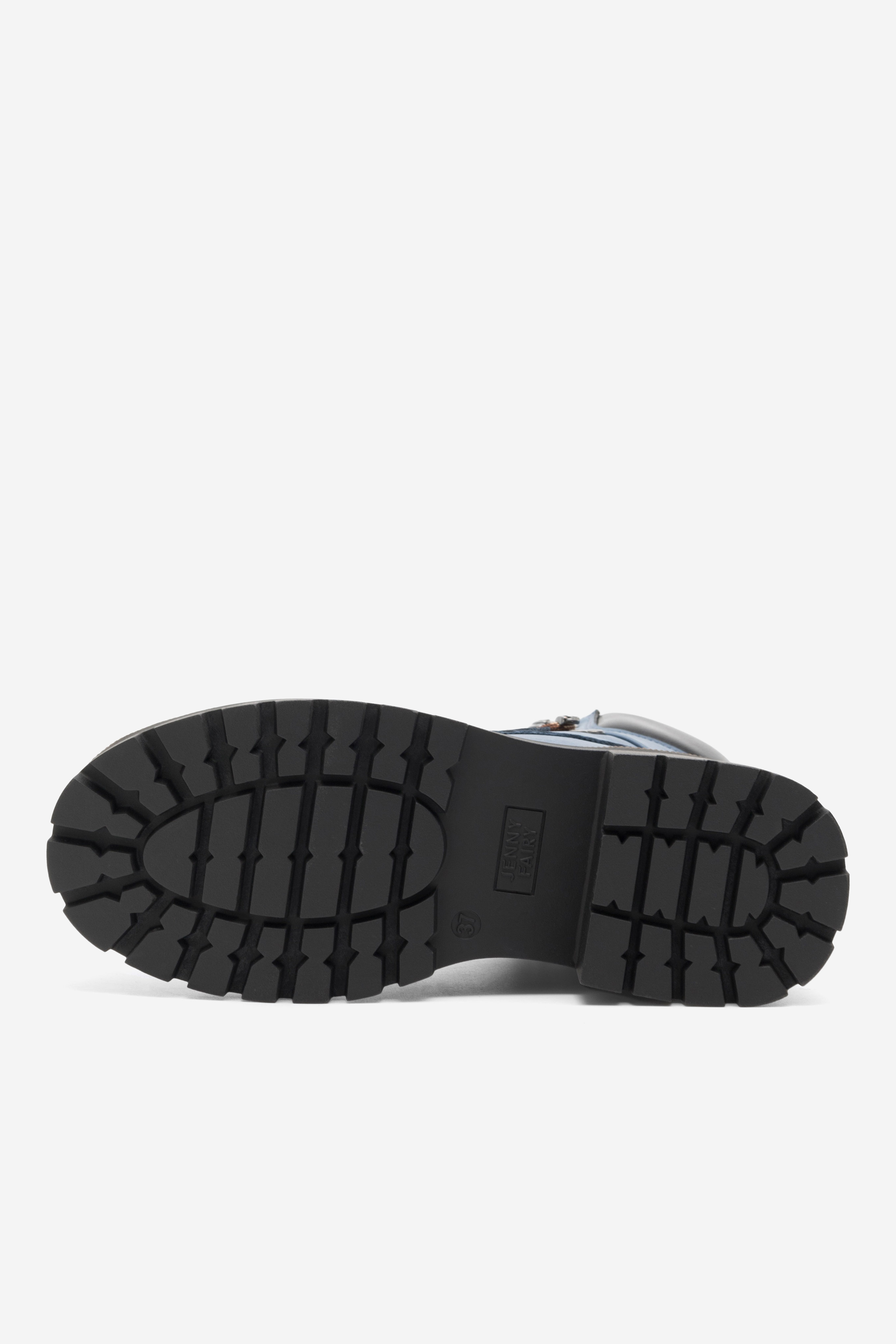 Šněrovací vyšší obuv BLANKYTNĚ MODRÁ