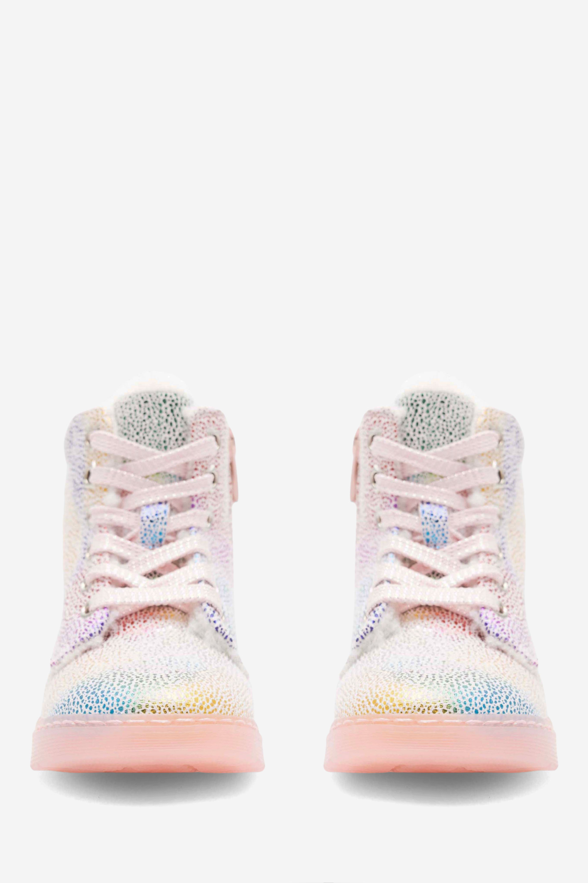 Gležnjarji z vezalkami Pisano