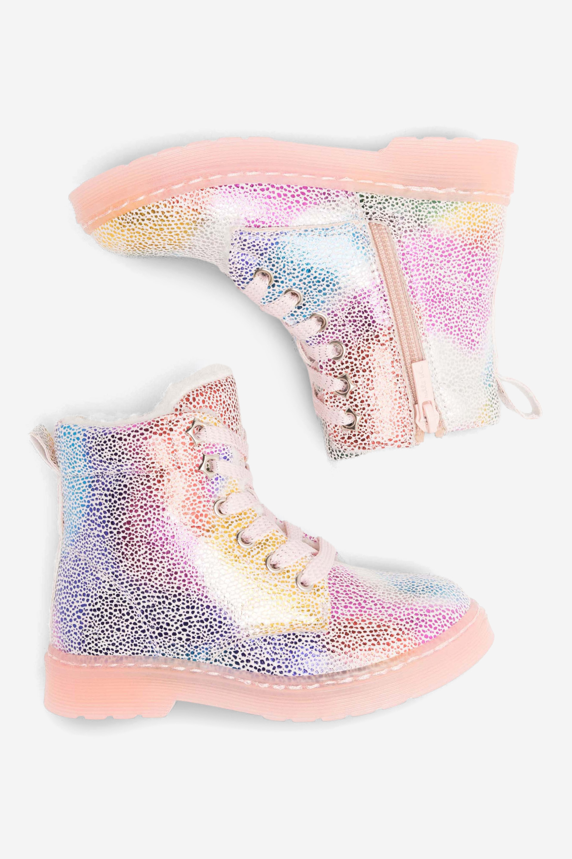 Gležnjarji z vezalkami Pisano