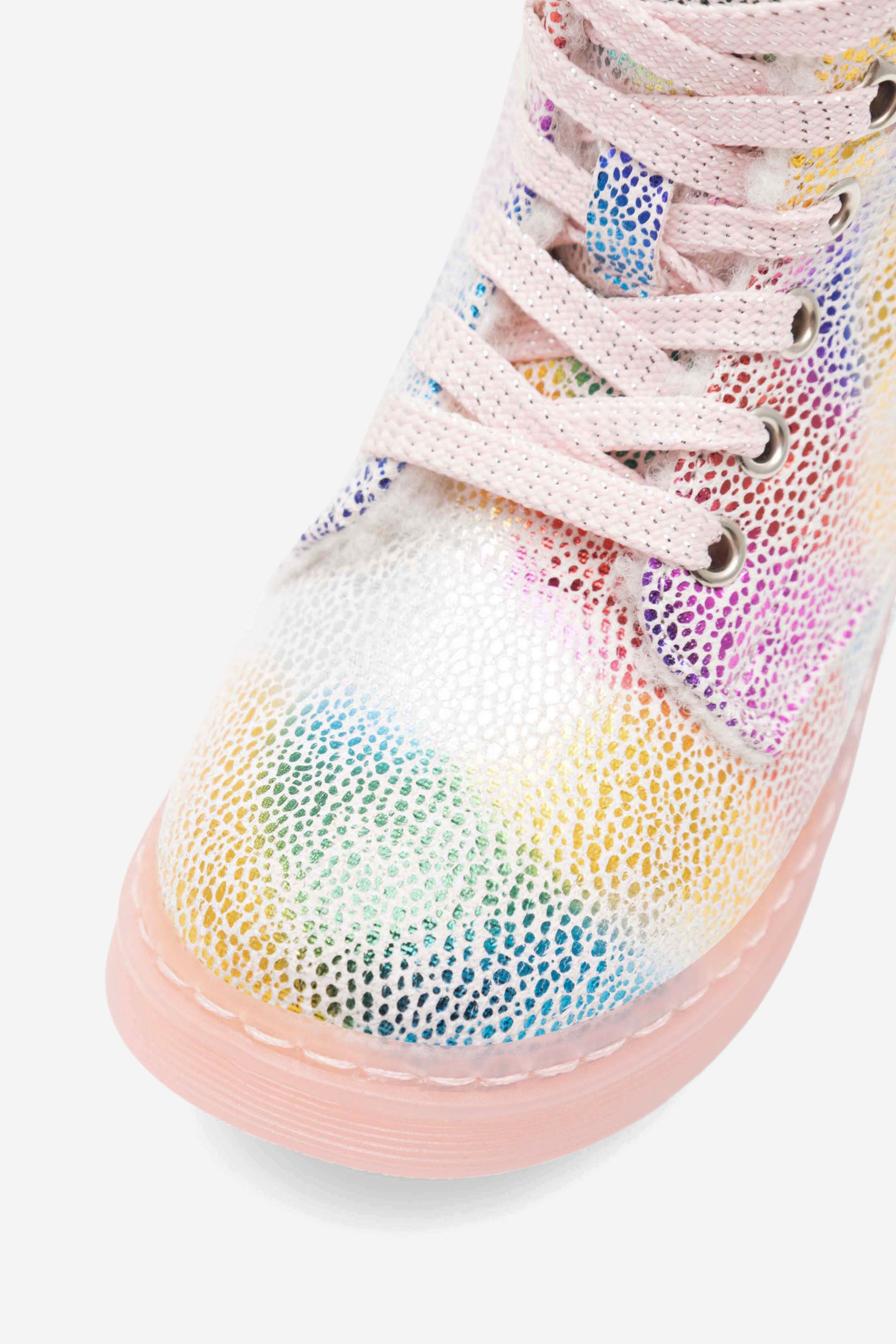 Gležnjarji z vezalkami Pisano