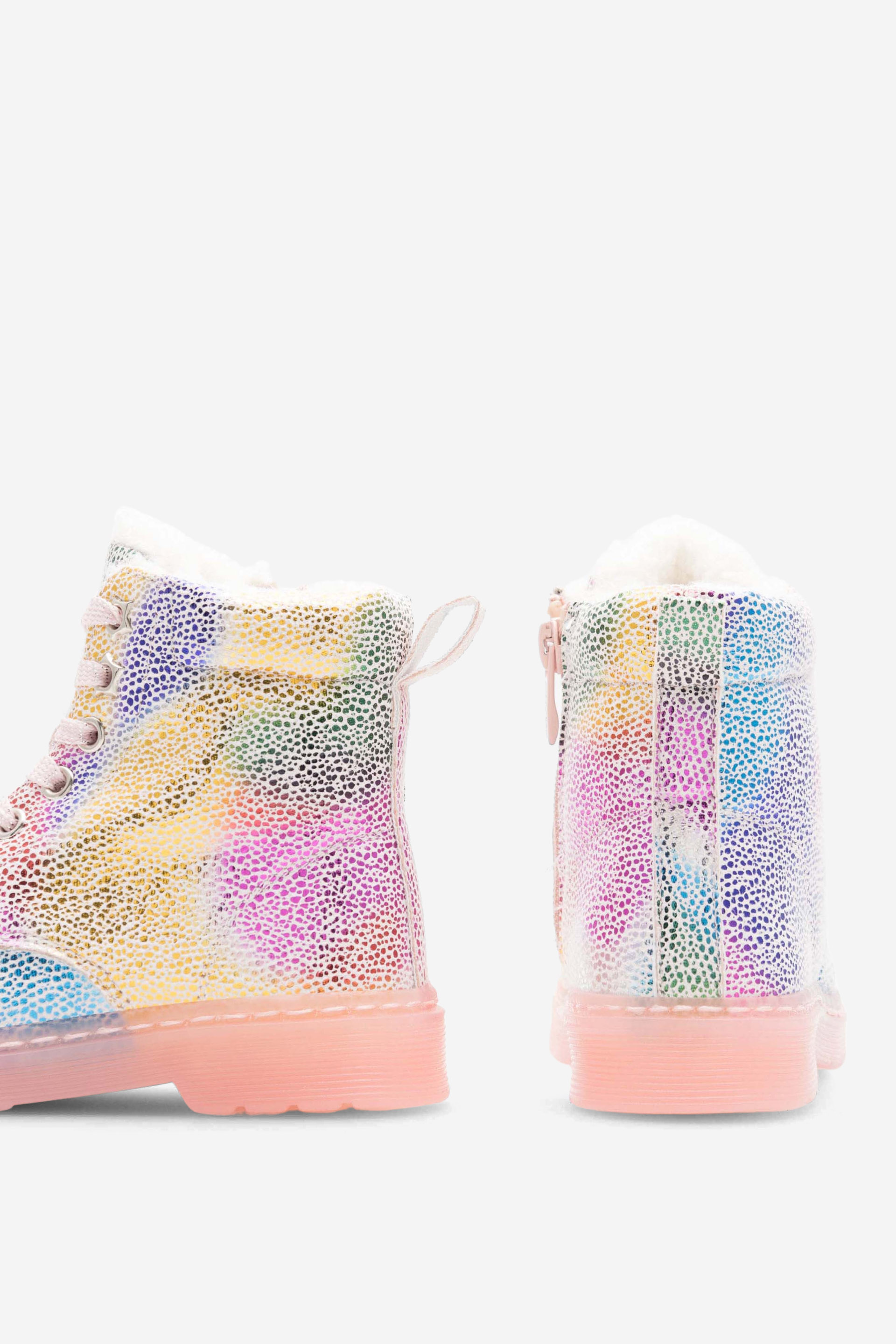 Gležnjarji z vezalkami Pisano