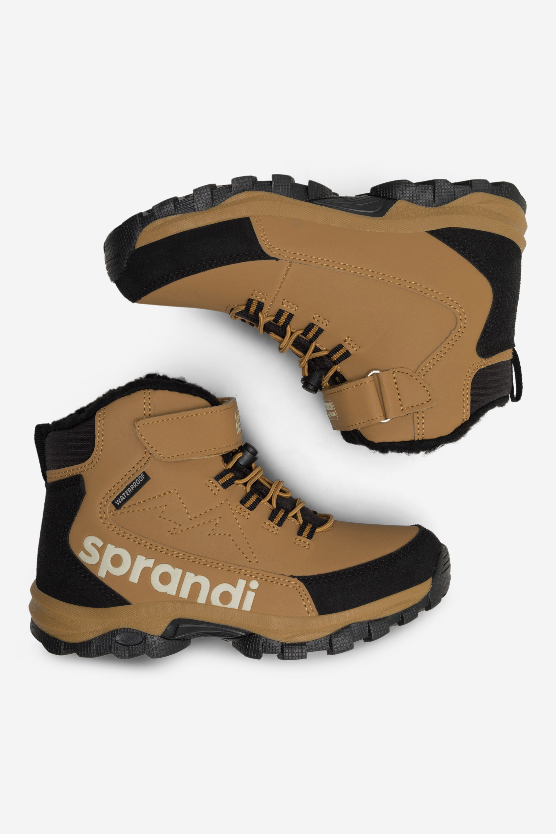 Šněrovací vyšší obuv CAMEL