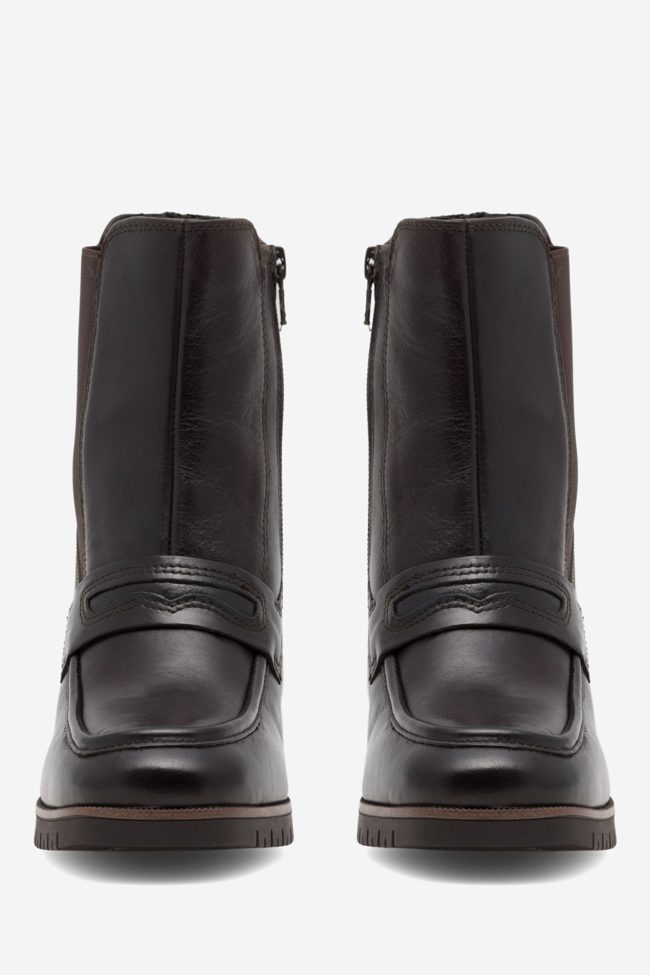 Členková obuv Tmavo hnedá