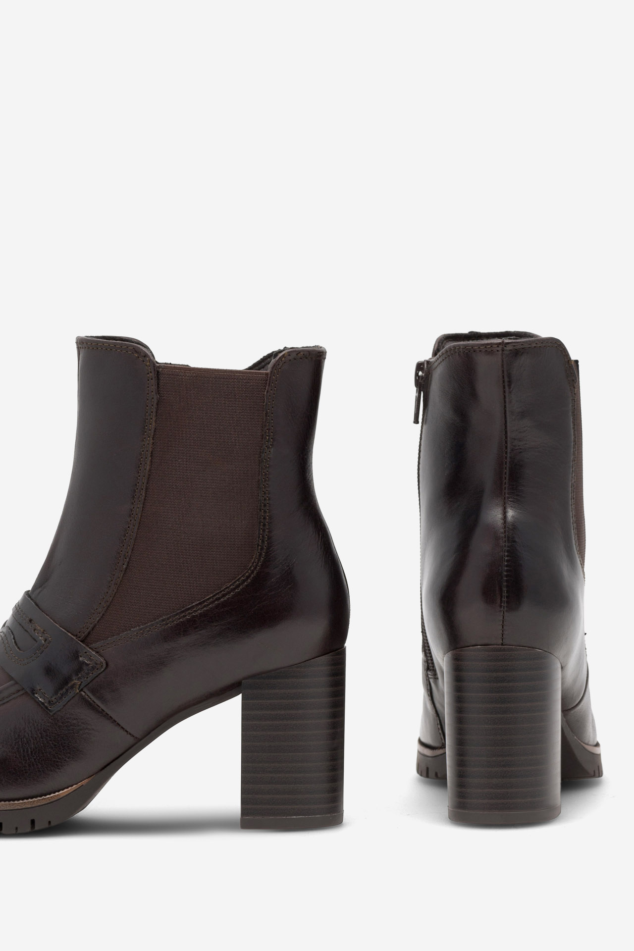 Členková obuv Tmavo hnedá