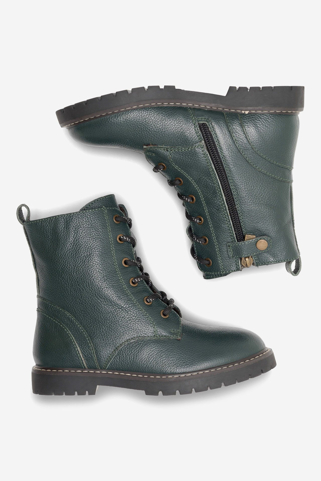 Šněrovací vyšší obuv KHAKI