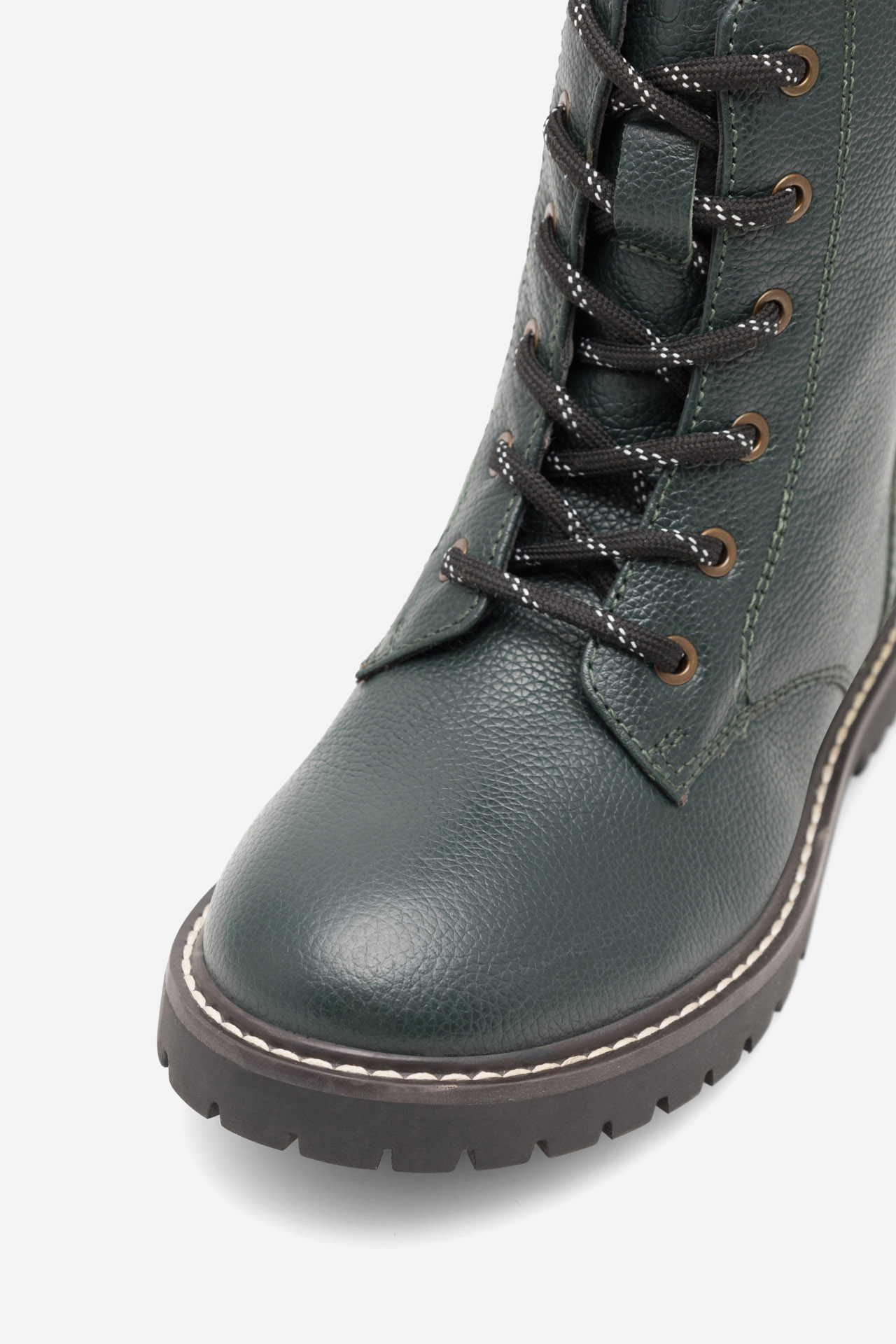 Šněrovací vyšší obuv KHAKI