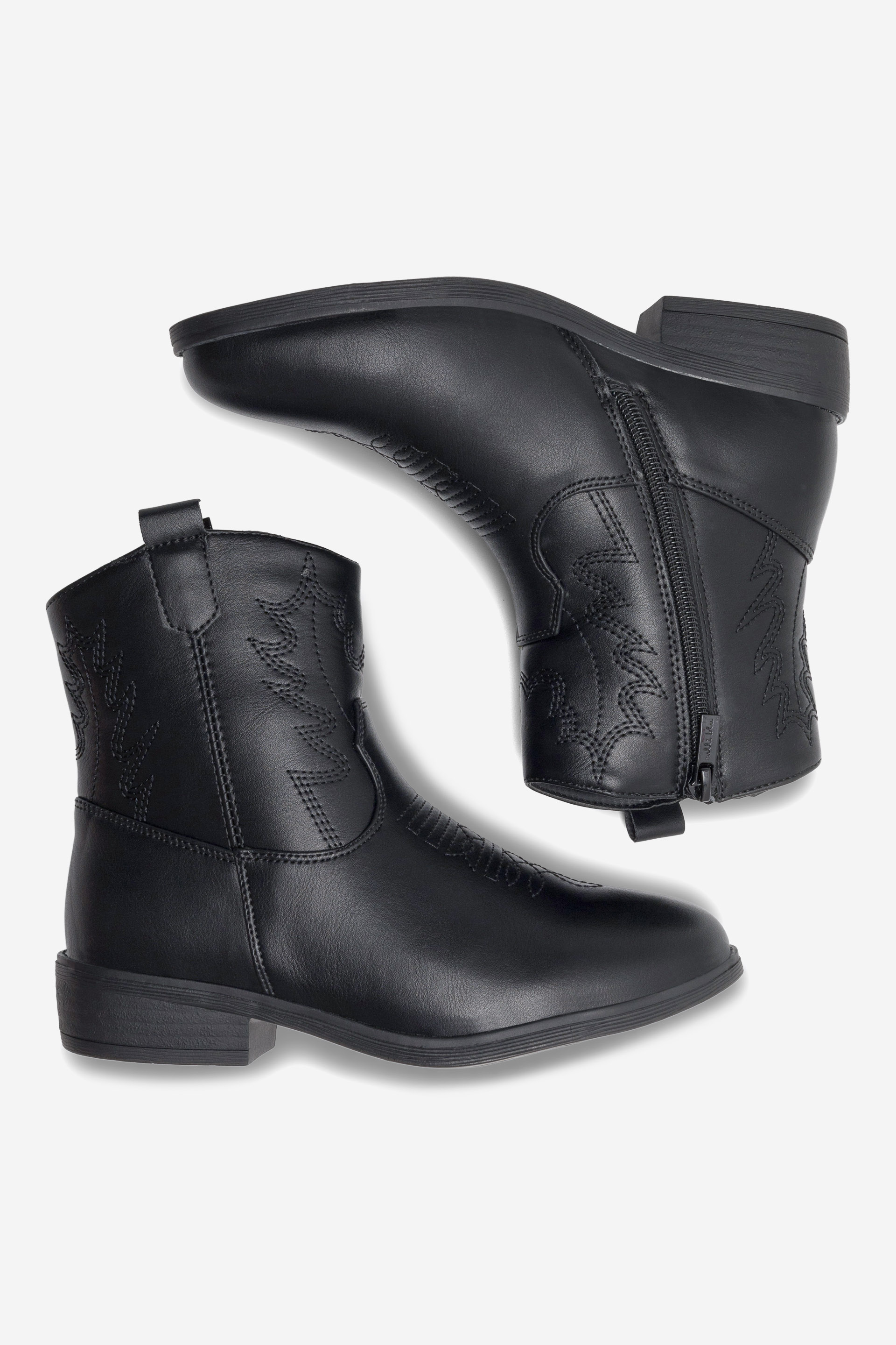 Kavbojski škornji Črna