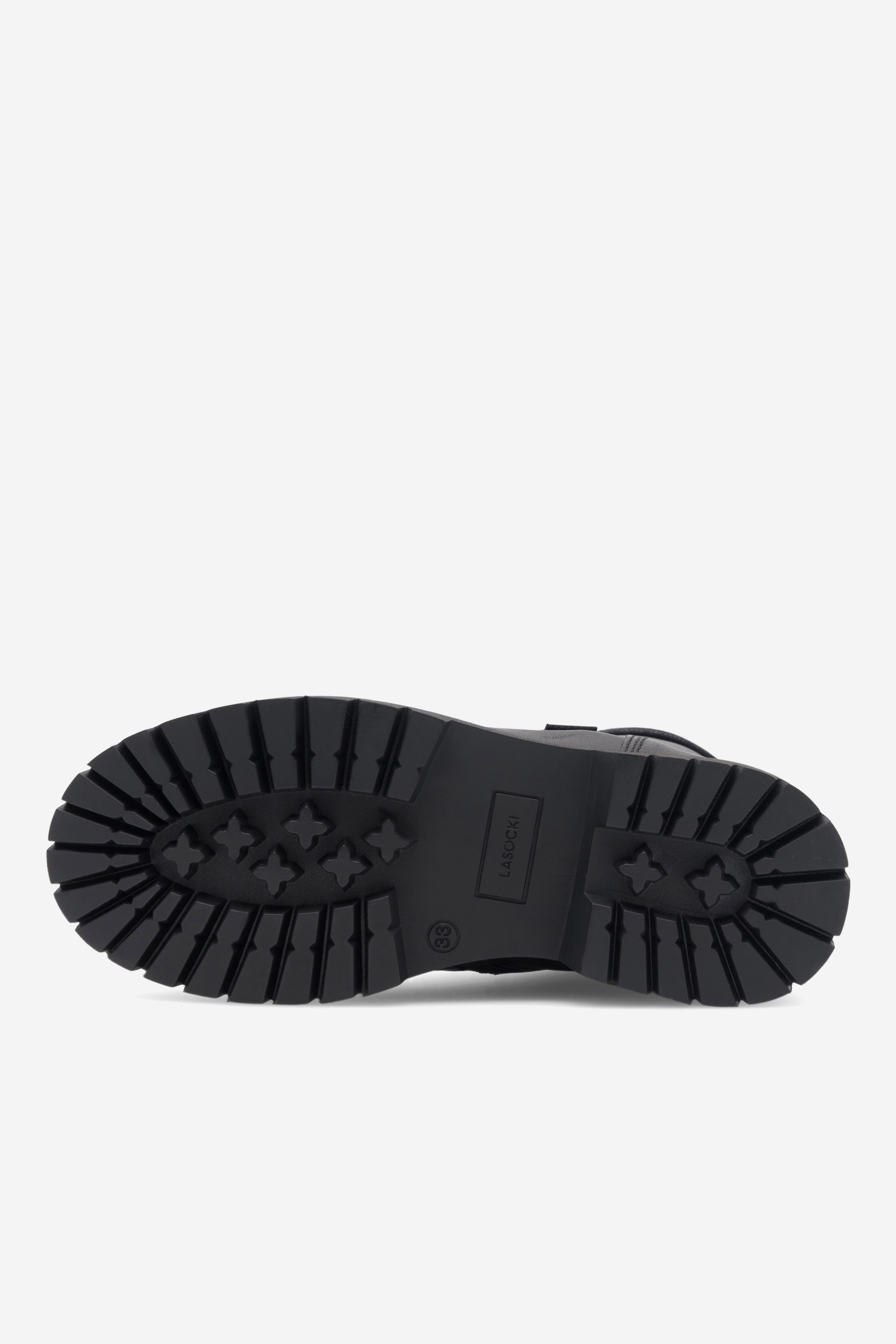 Šněrovací vyšší obuv ČERNÁ