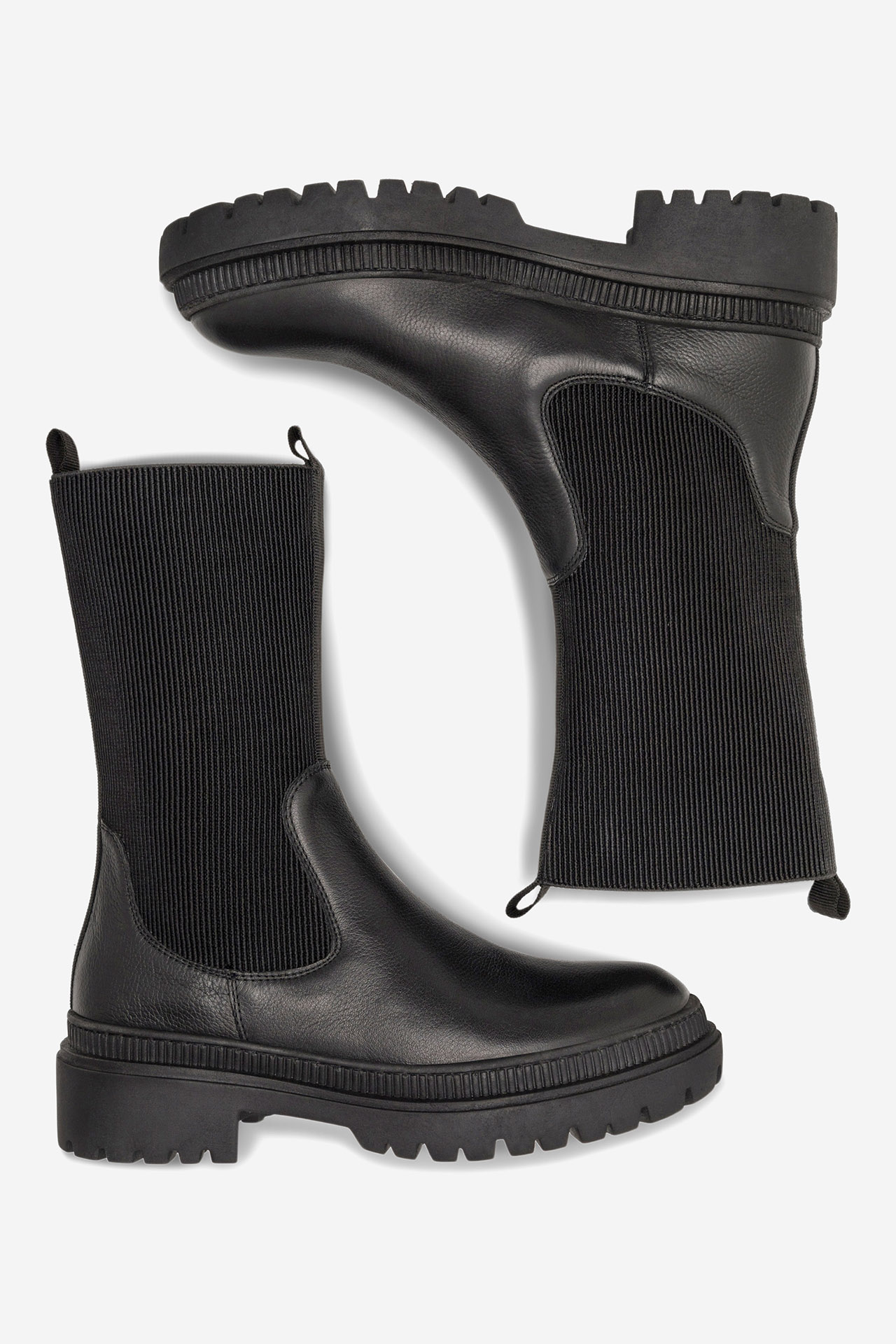 Členková obuv Čierna