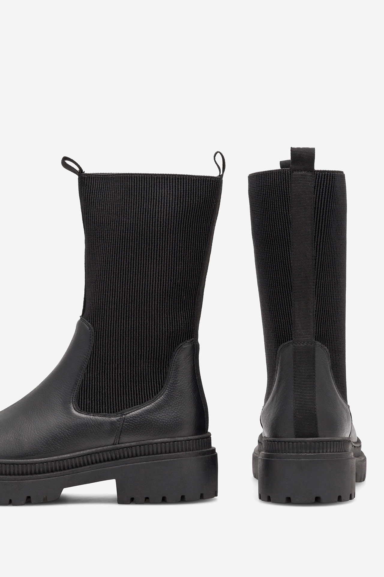 Členková obuv Čierna