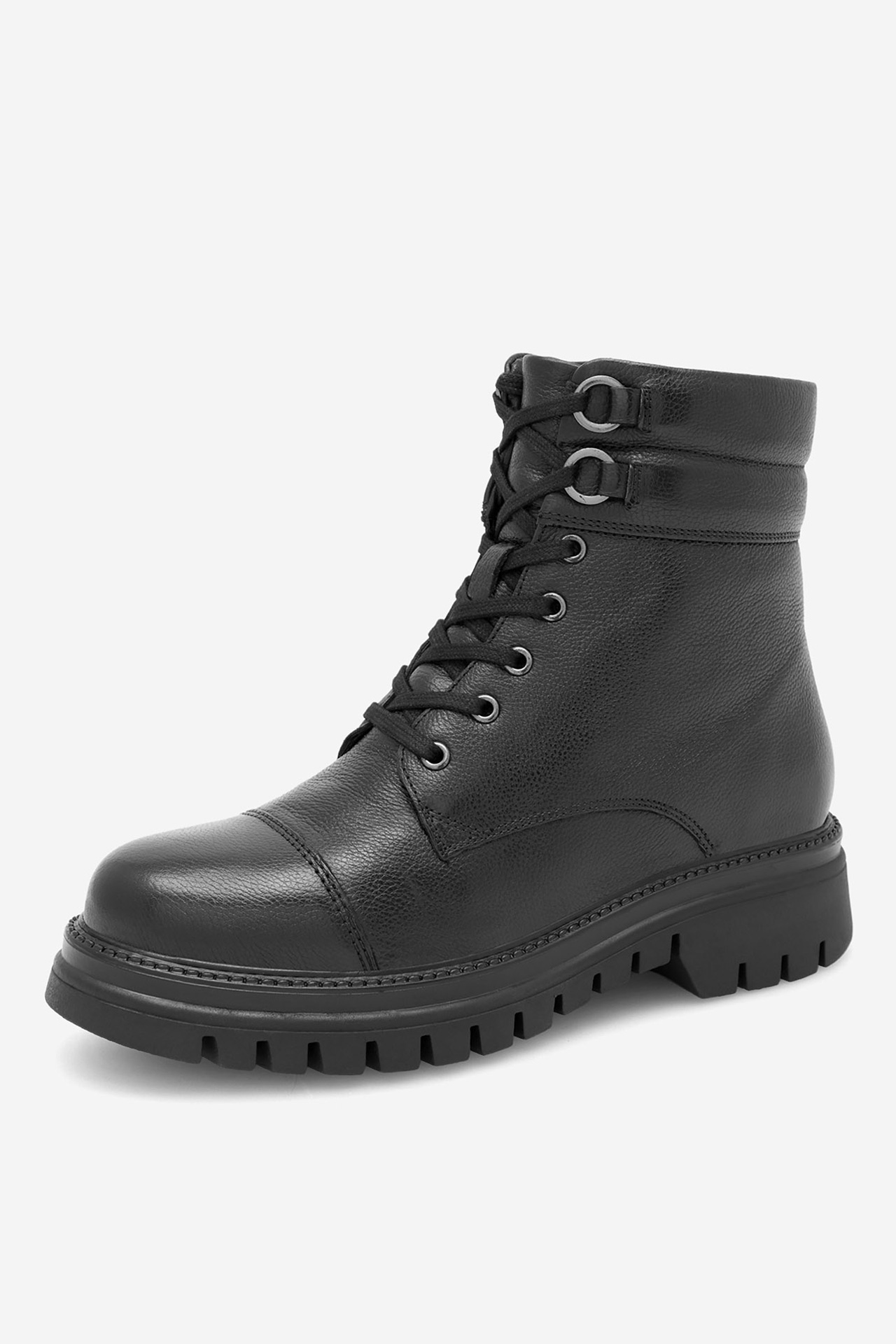 Šnurovacie topánky Čierna