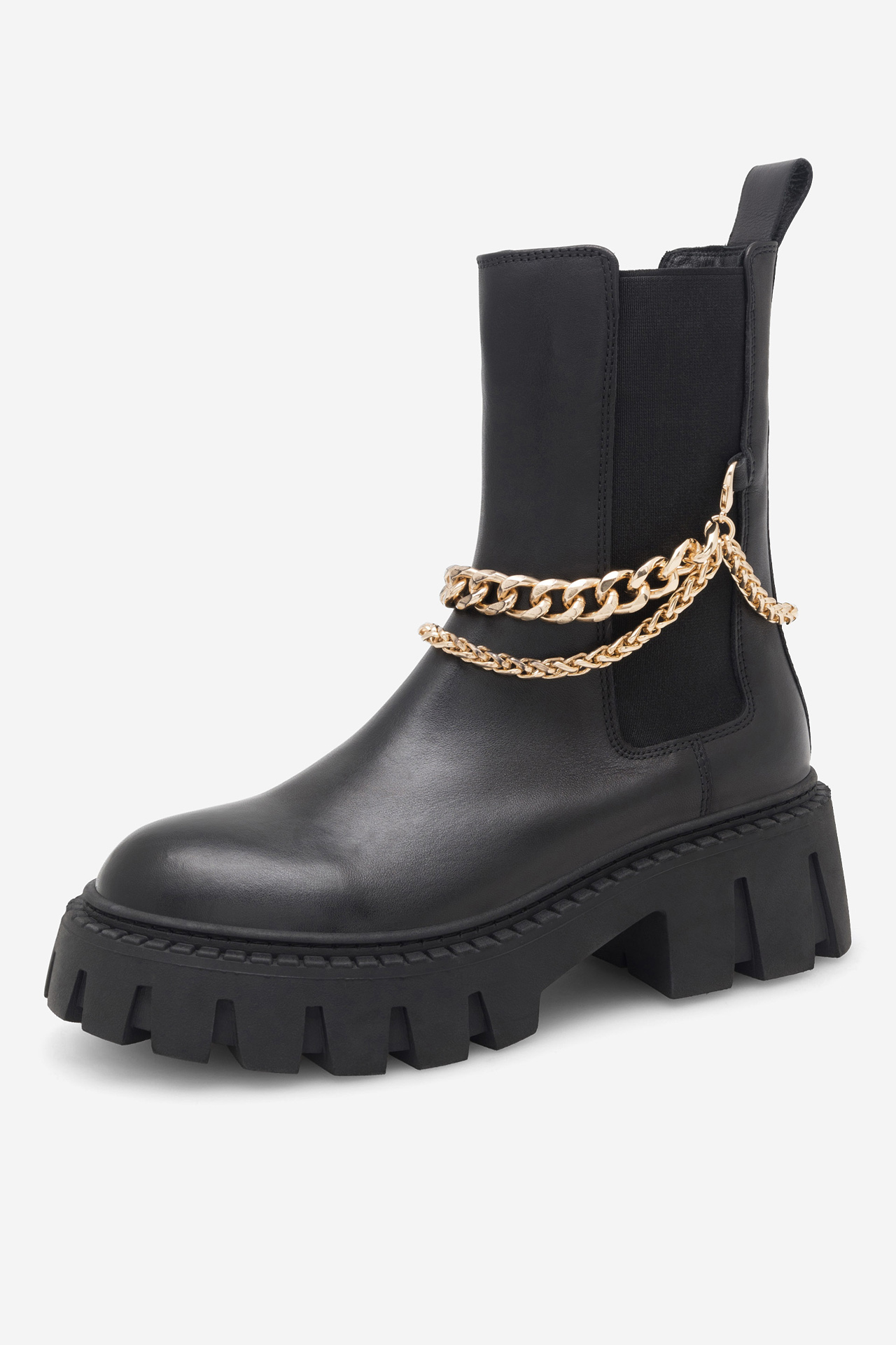 Kotníková obuv ČERNÁ