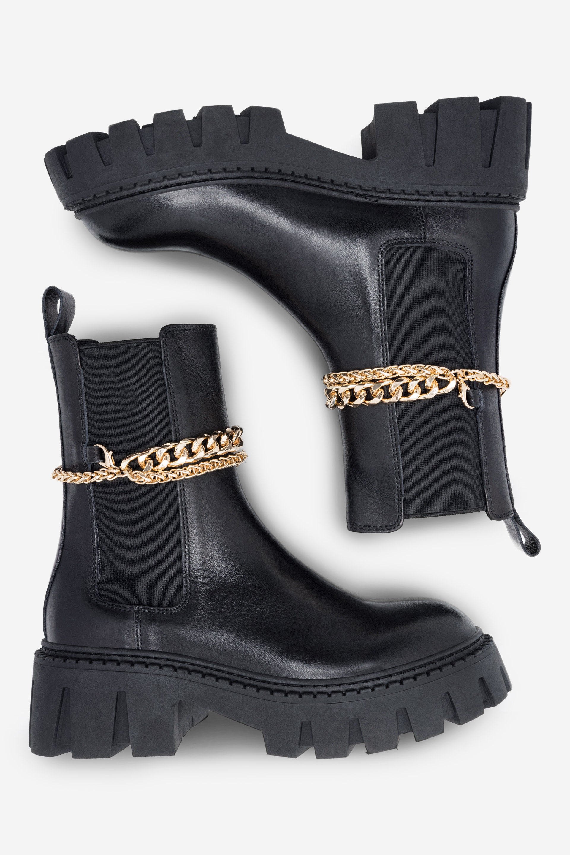 Kotníková obuv ČERNÁ