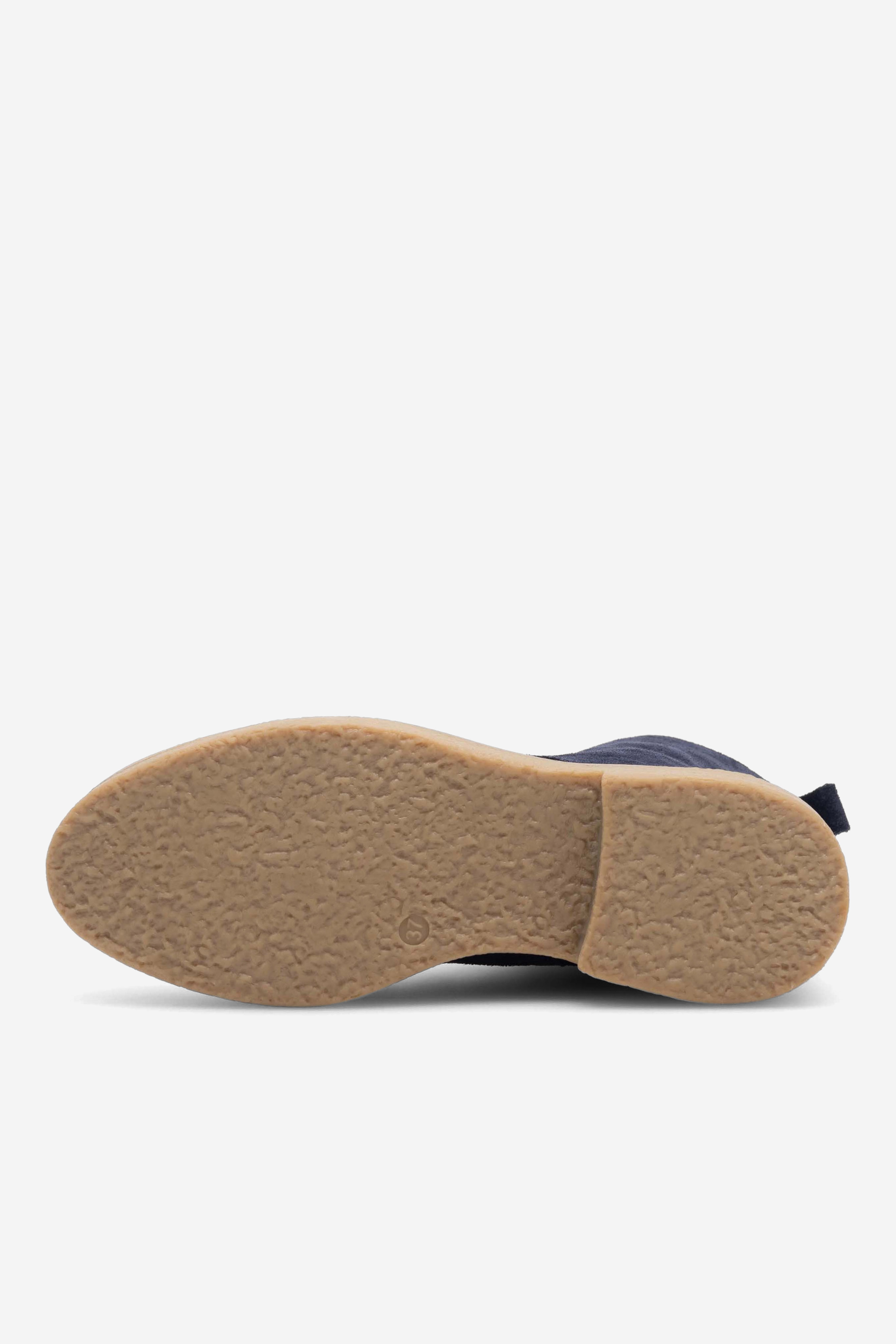 Gležnjarji z vezalkami Mornarsko modra