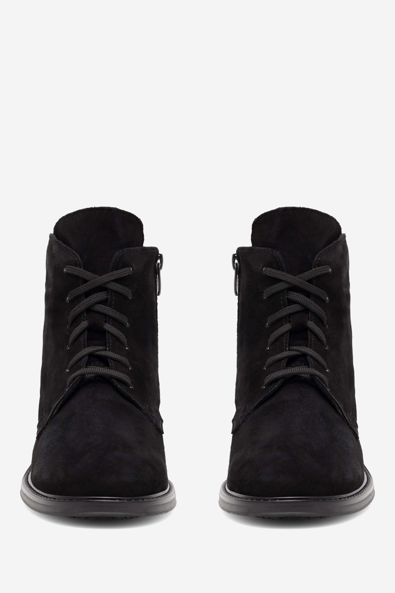 Šněrovací vyšší obuv ČERNÁ