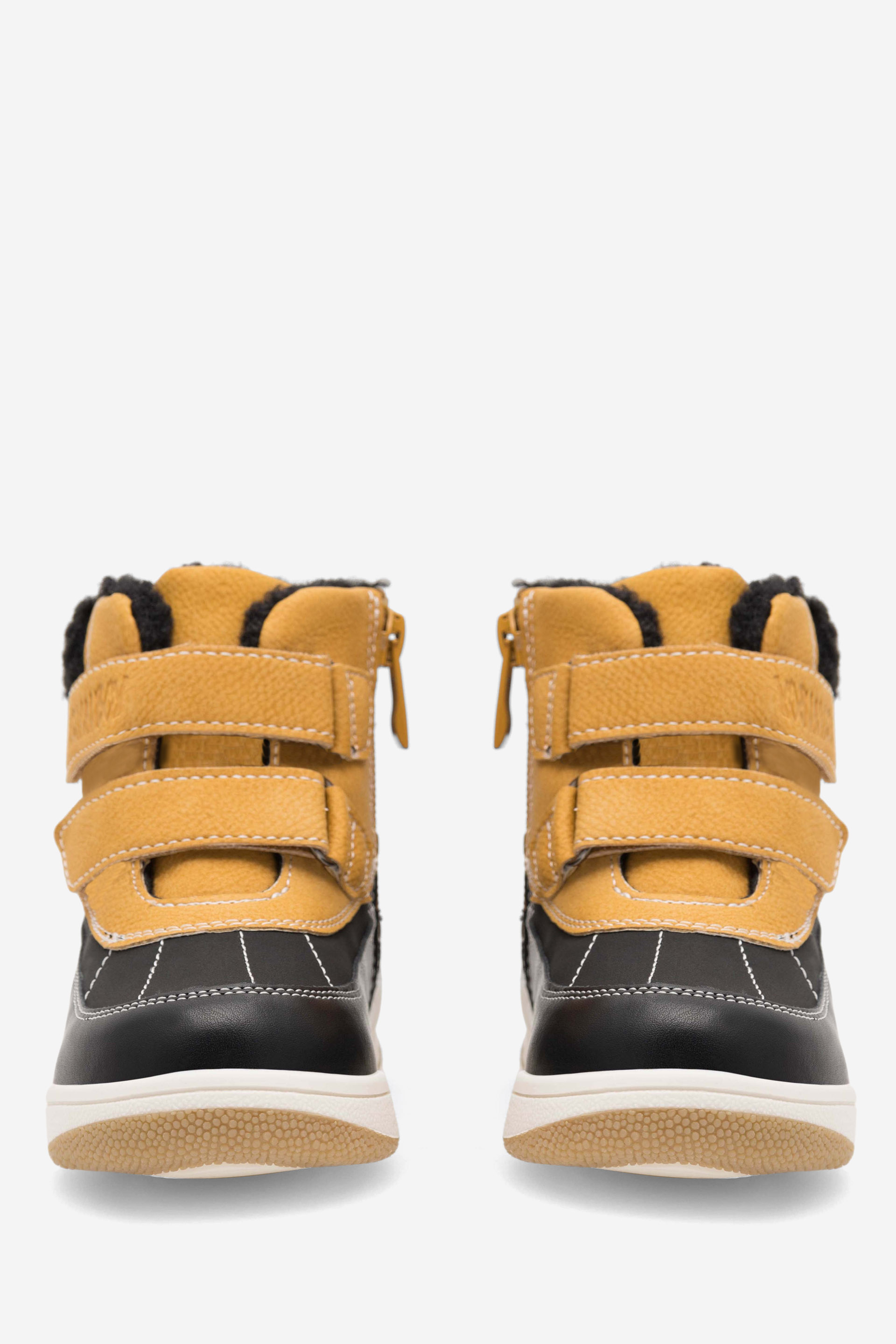 Gležnjarji z vezalkami Rjava