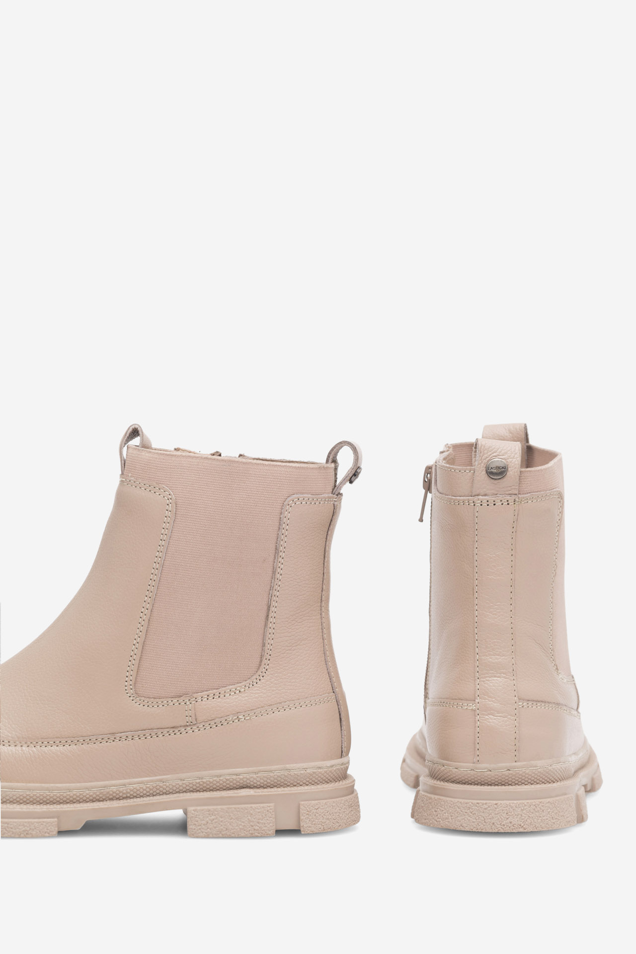 Kotníková obuv BÉŽOVÁ